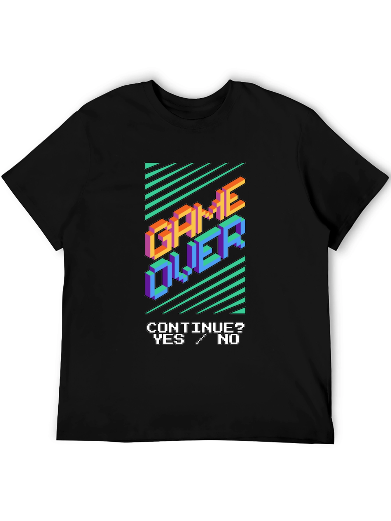 Game Over Graphic Tee - Retro Gamer Style