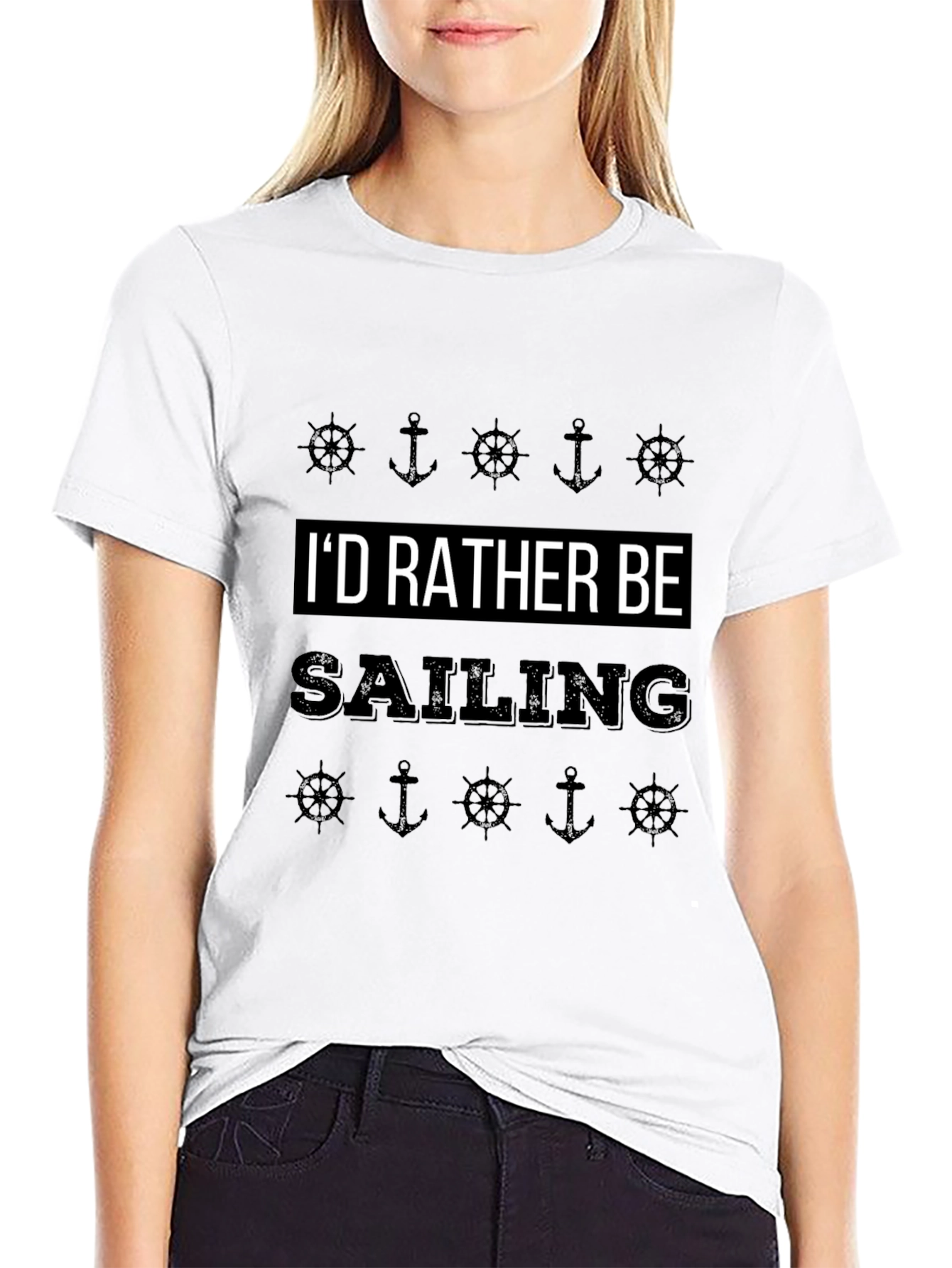 Id Rather Be Sailing T-Shirt