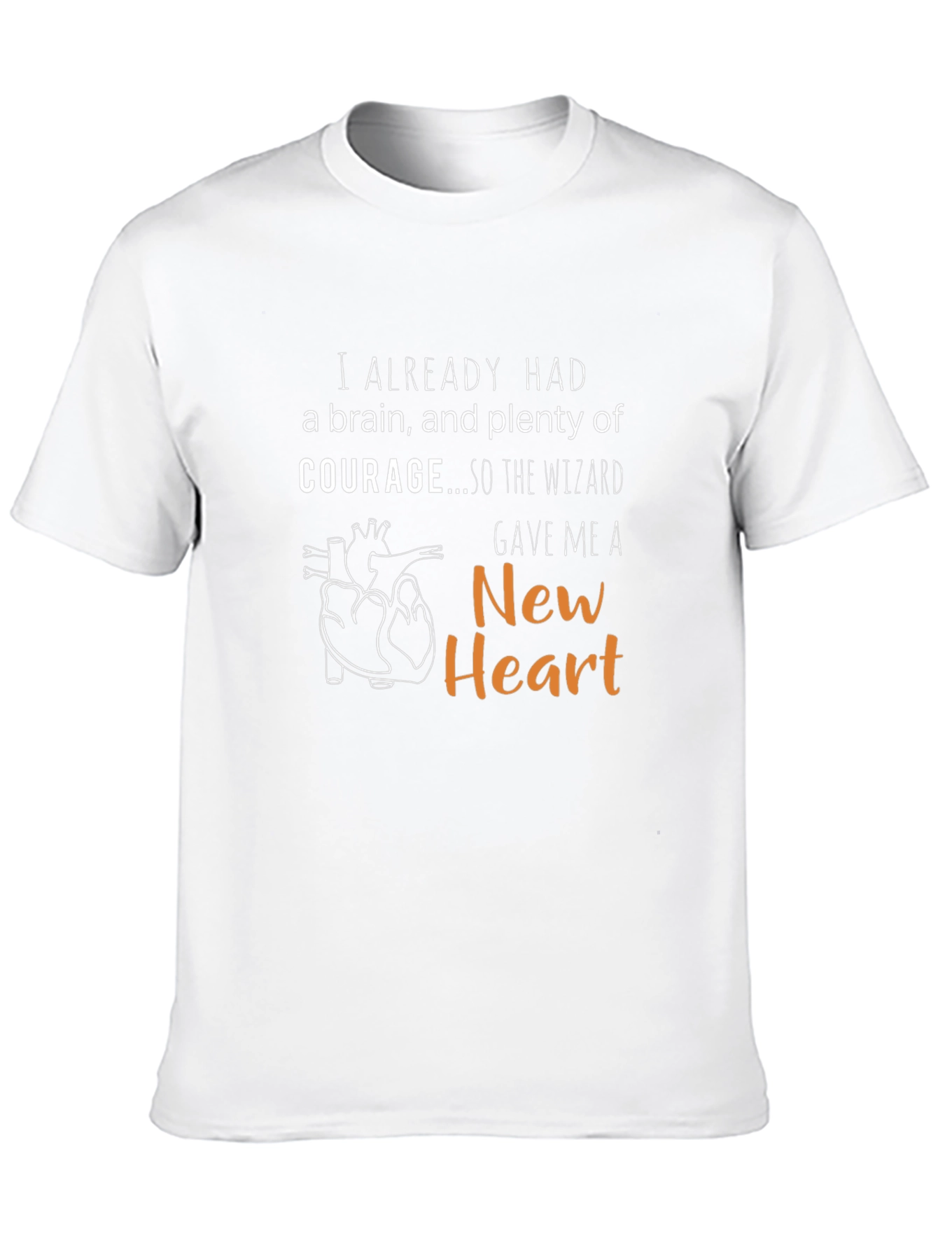 I Already Had A Brain New Heart T-Shirt