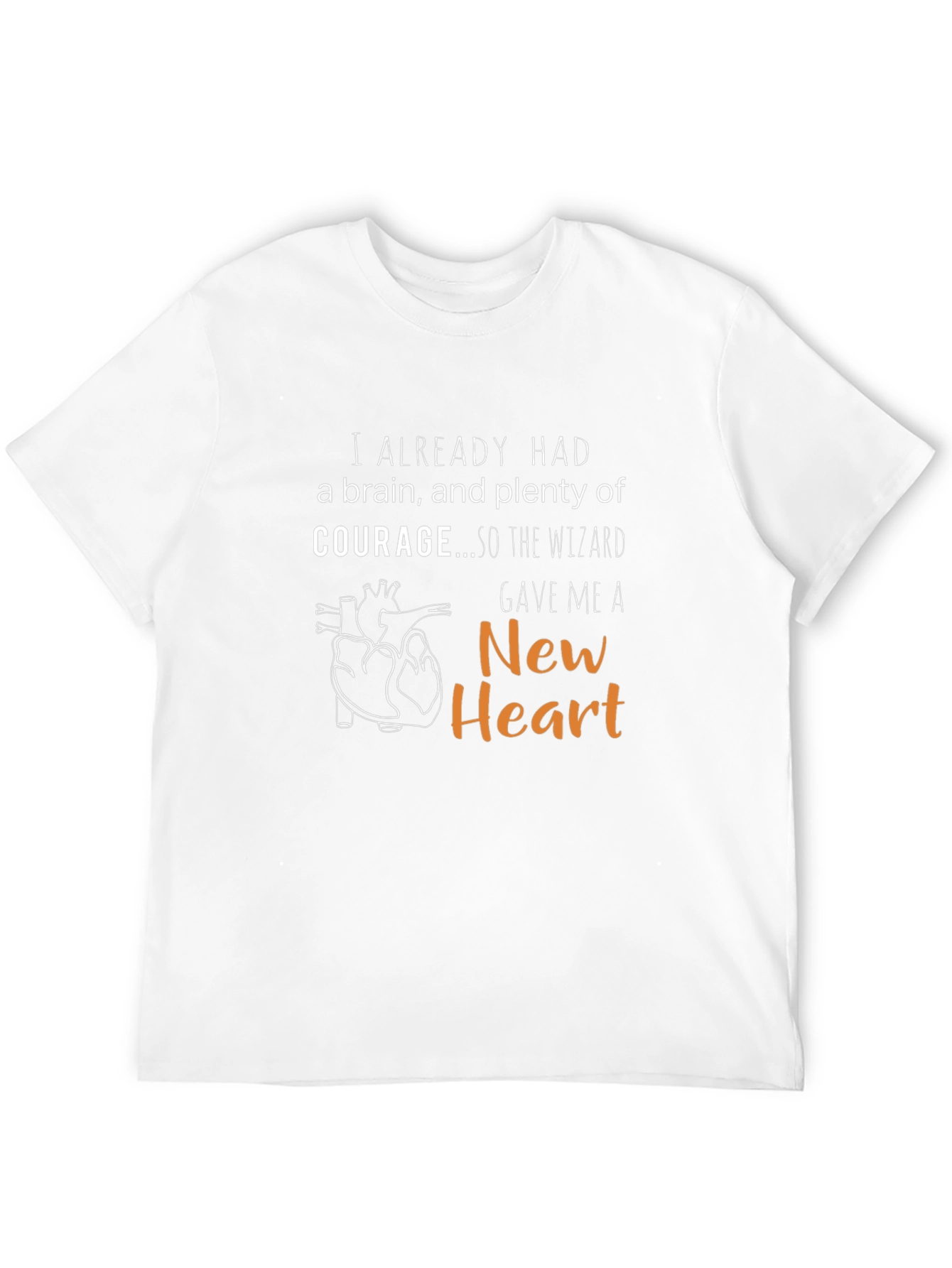 I Already Had A Brain New Heart T-Shirt