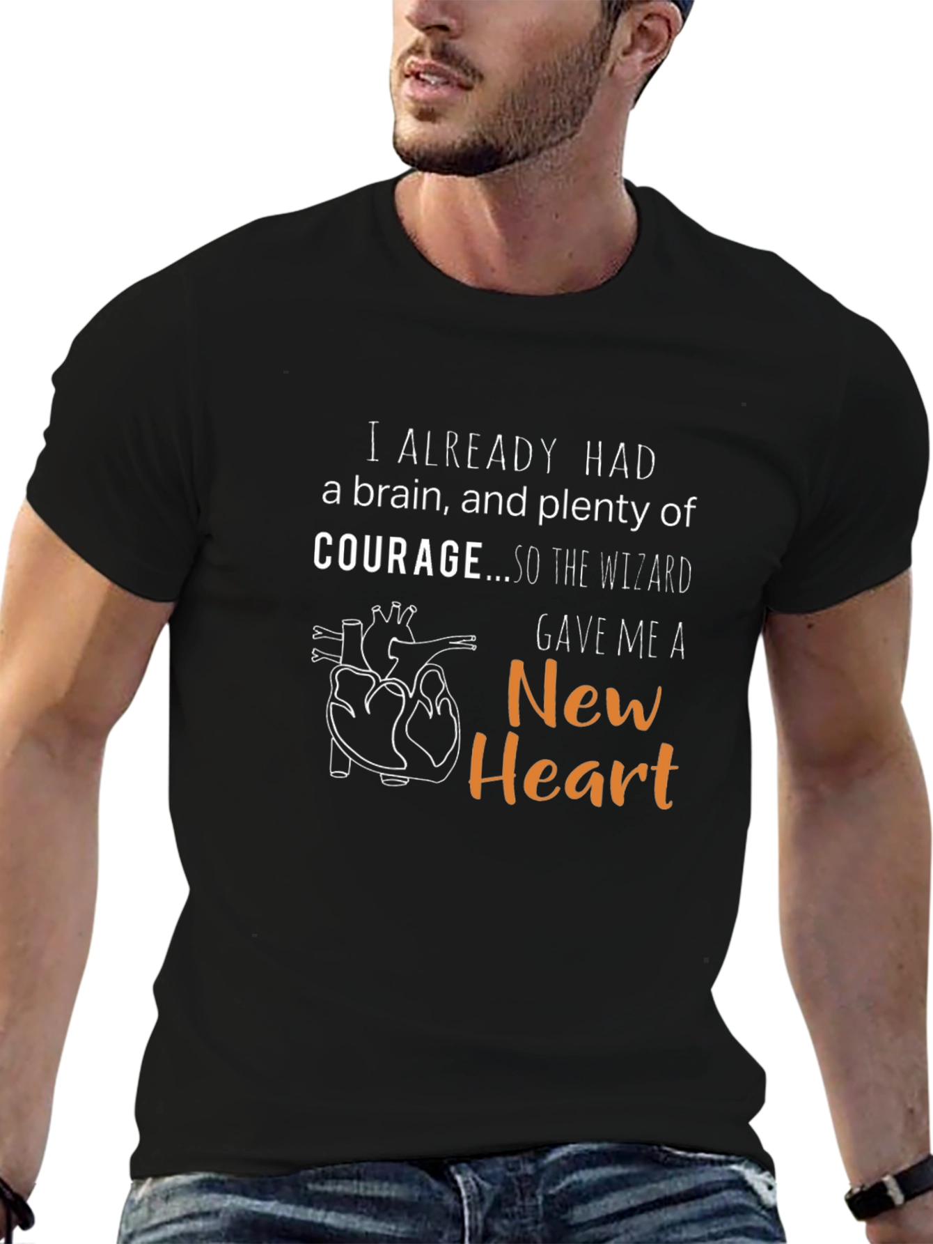 I Already Had A Brain New Heart T-Shirt