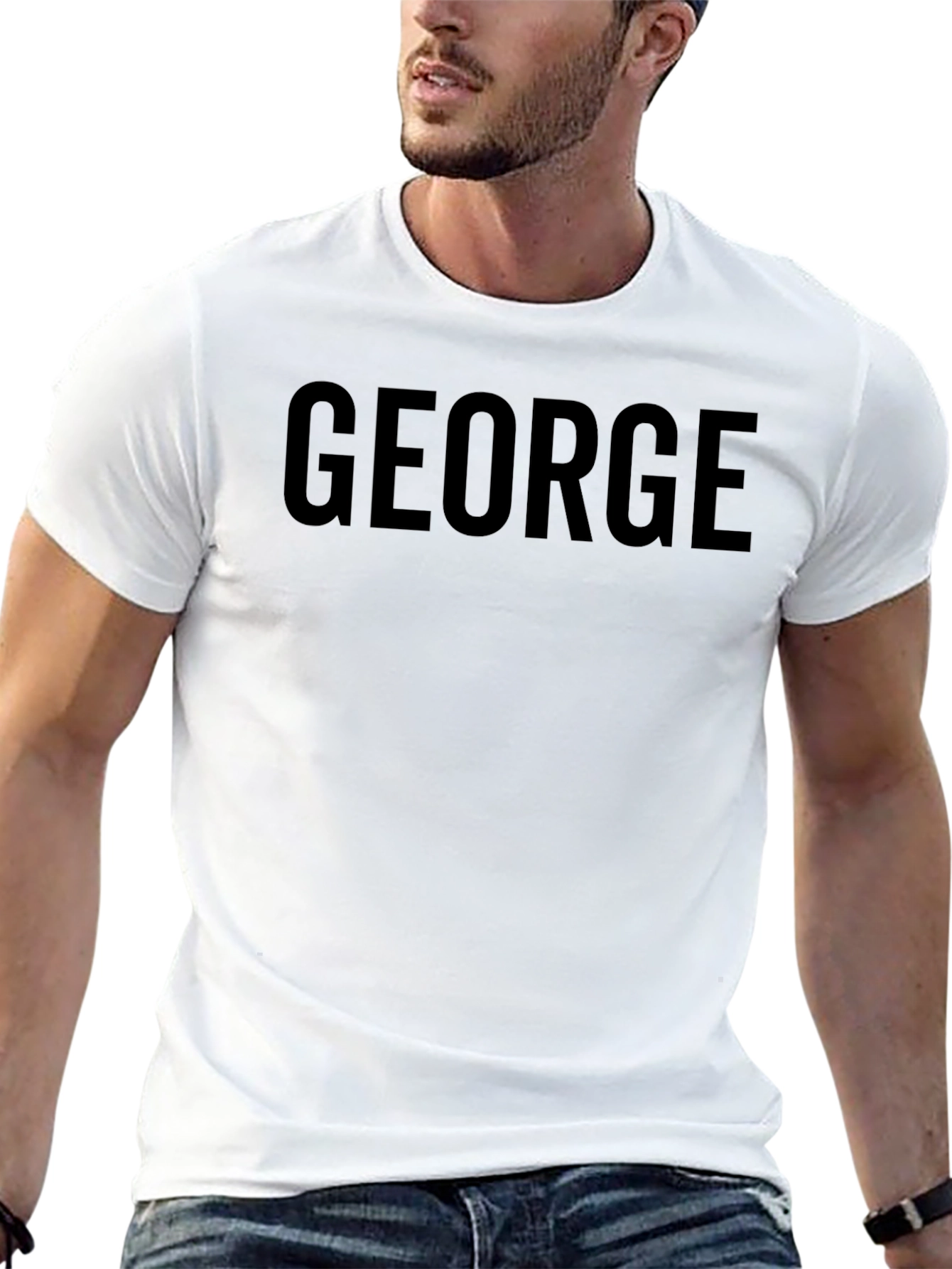 GEORGE Black T-Shirt