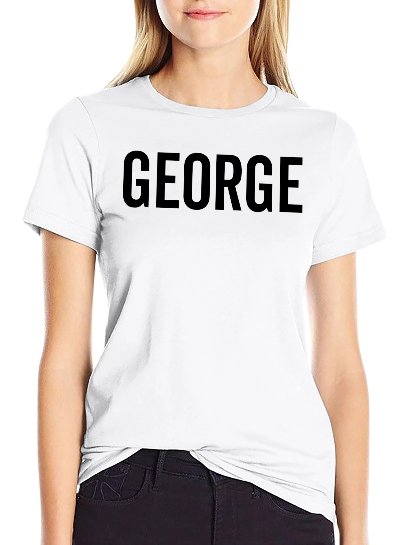GEORGE Black T-Shirt