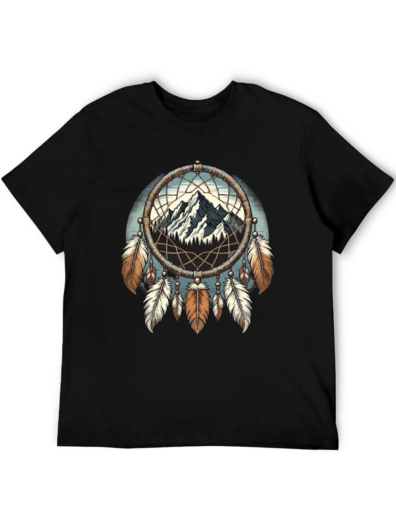 Mountain Dreamcatcher Graphic T-Shirt