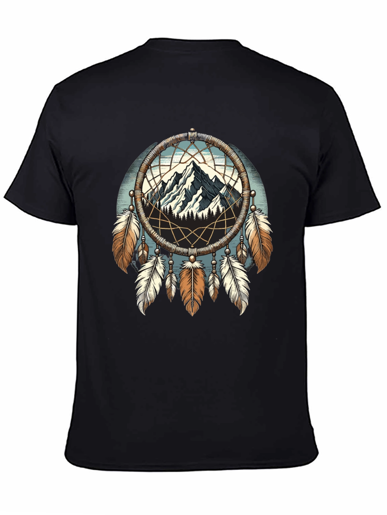 Mountain Dreamcatcher Graphic T-Shirt