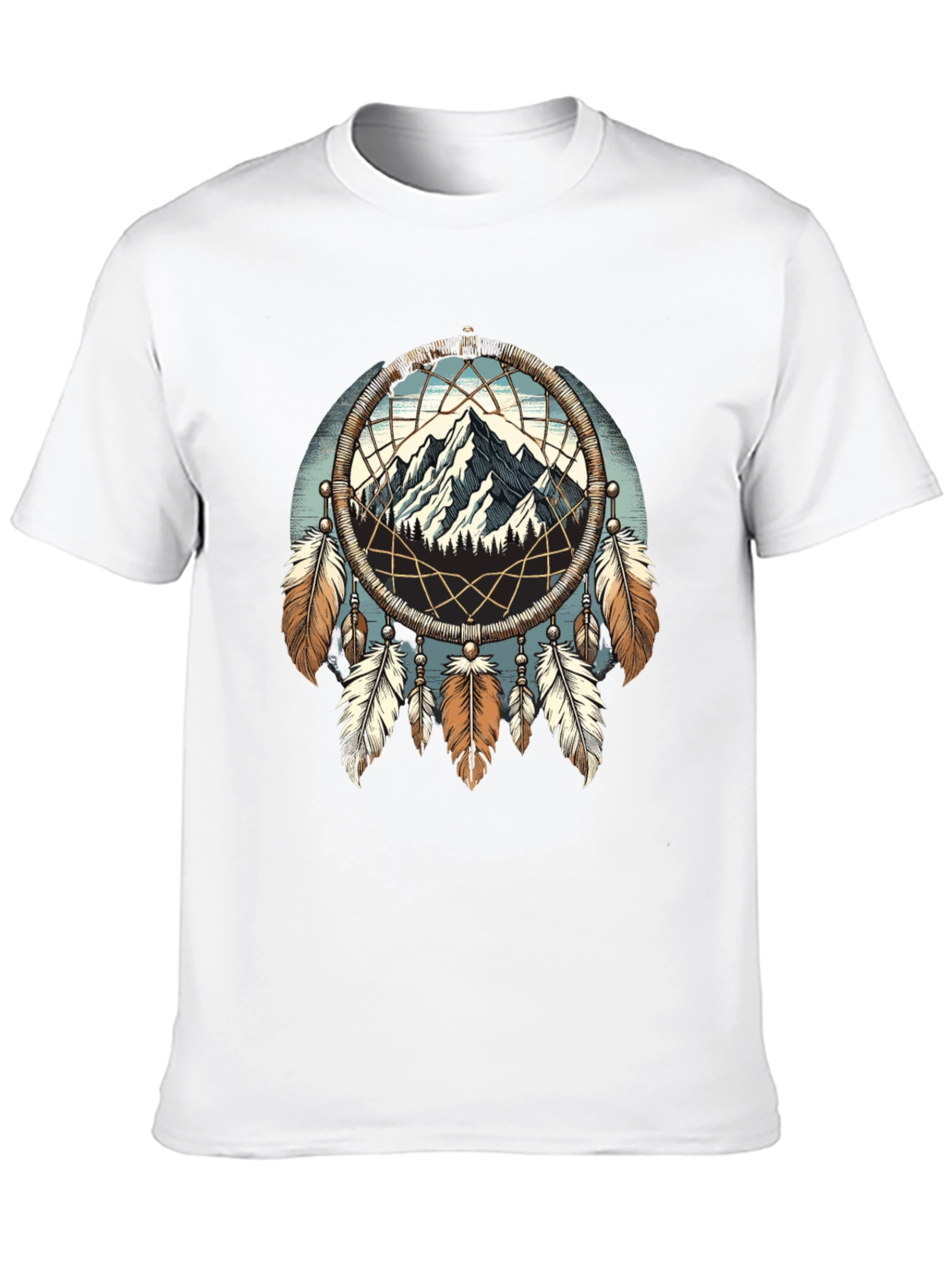 Mountain Dreamcatcher Graphic T-Shirt