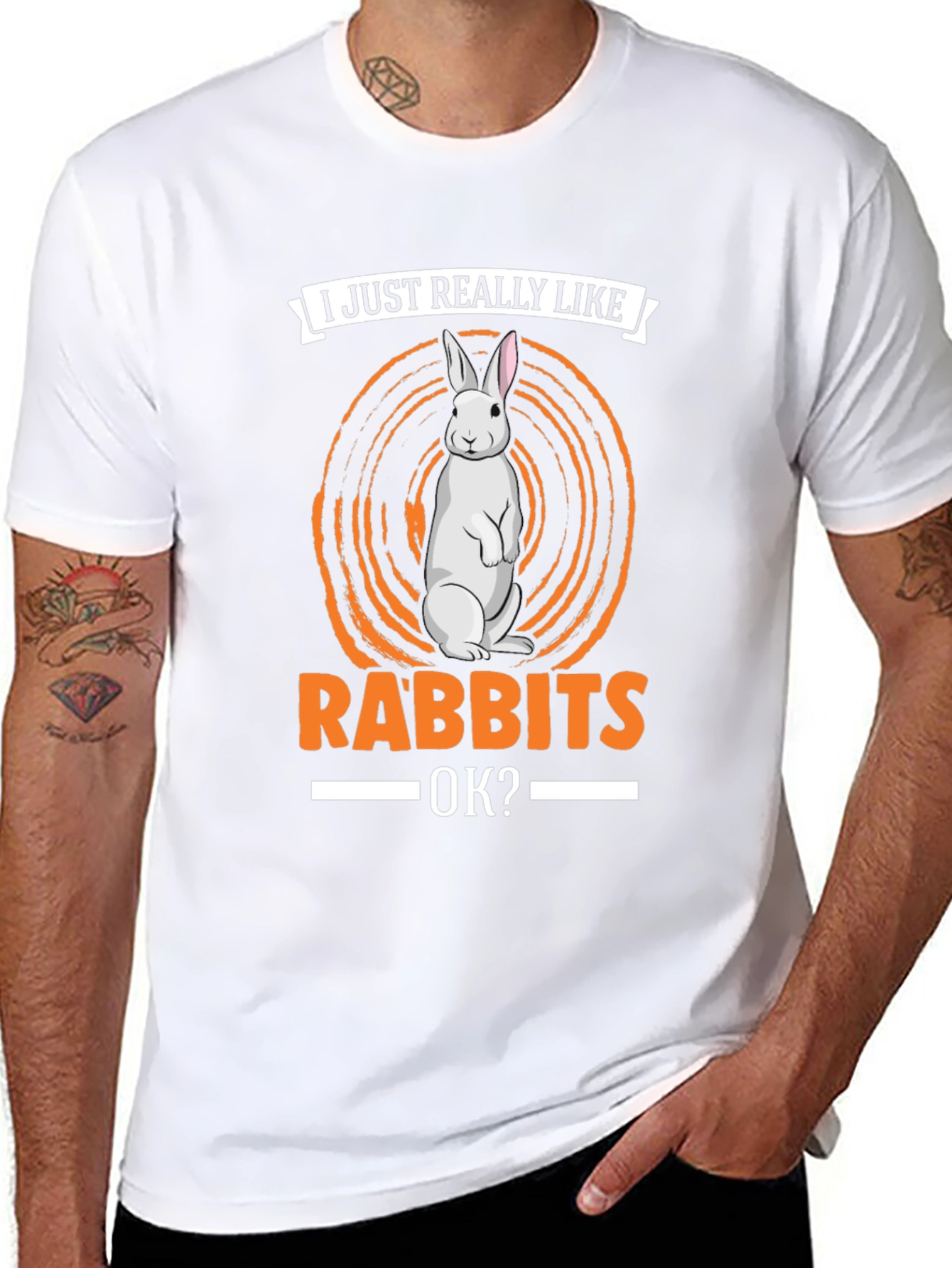 I Just Really Like Rabbits OK? T-Shirt