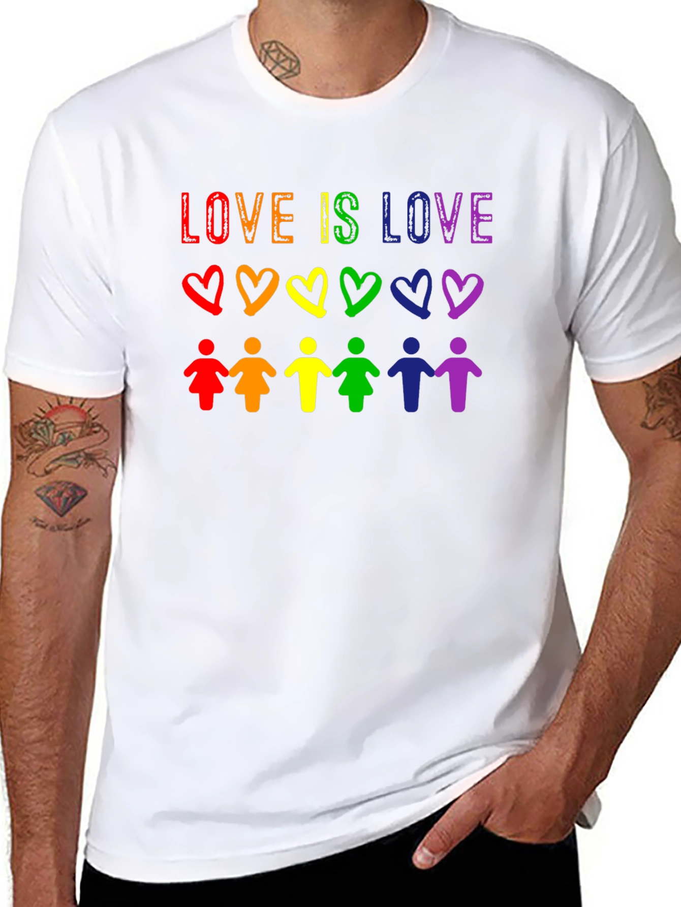 Love is Love Rainbow Pride T-Shirt