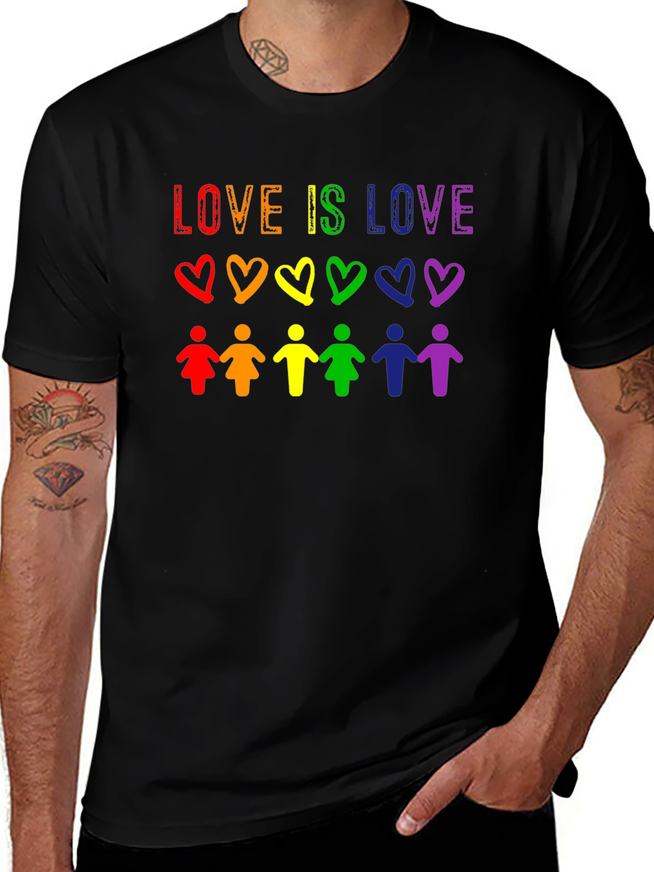 Love is Love Rainbow Pride T-Shirt