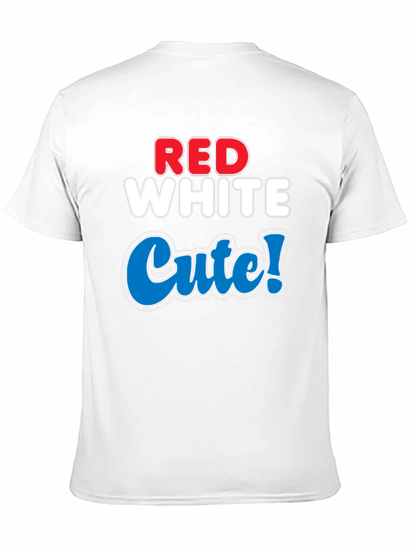 Red White Cute T-Shirt - Patriotic Style