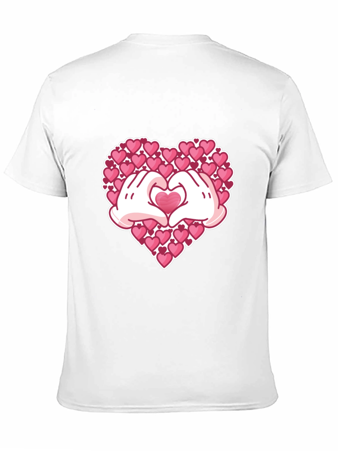 Heart Hands Graphic Tee - Black T-Shirt