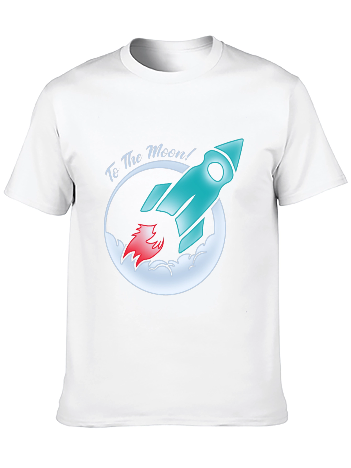 To the Moon Rocket Graphic Tee