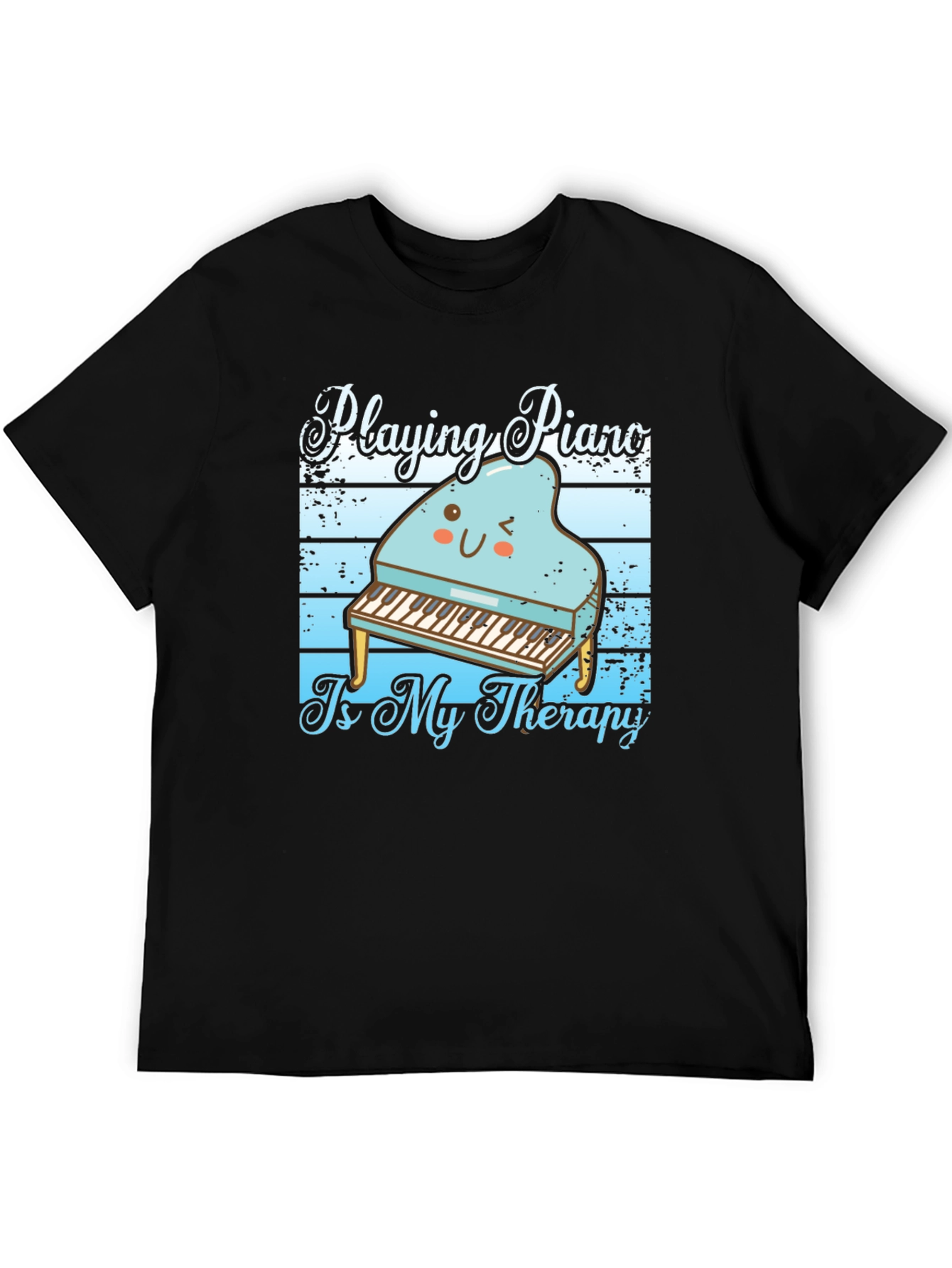Piano Therapy T-Shirt - Music Lover Tee