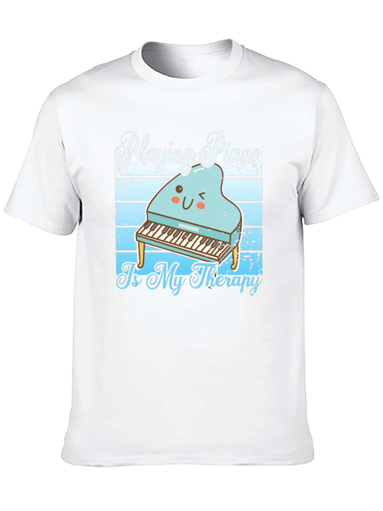 Piano Therapy T-Shirt - Music Lover Tee