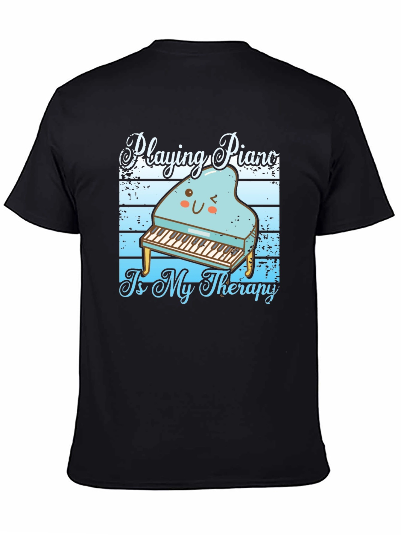 Piano Therapy T-Shirt - Music Lover Tee