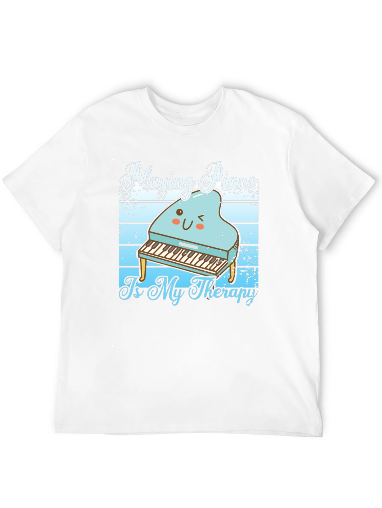 Piano Therapy T-Shirt - Music Lover Tee