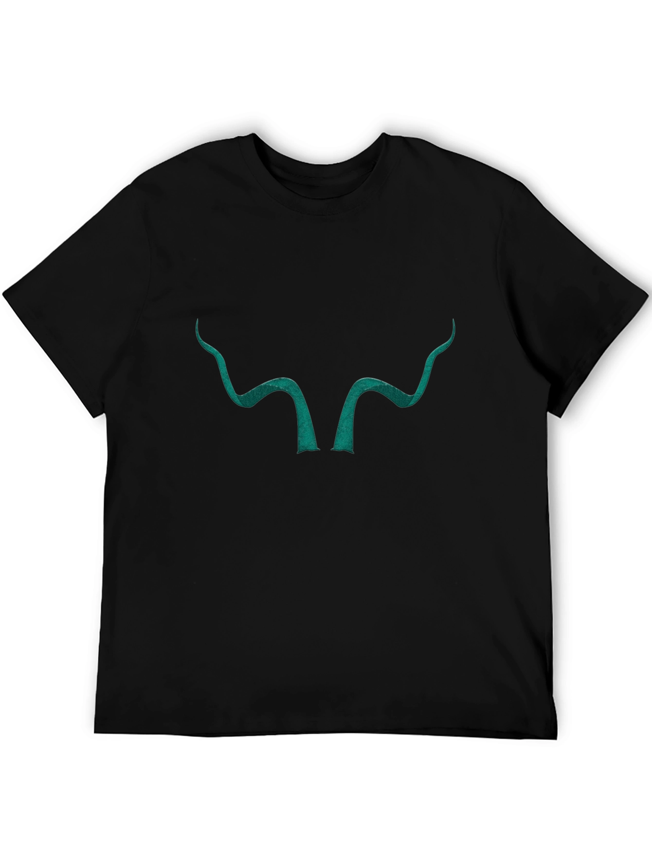 Black Tee with Tentacle Graphic