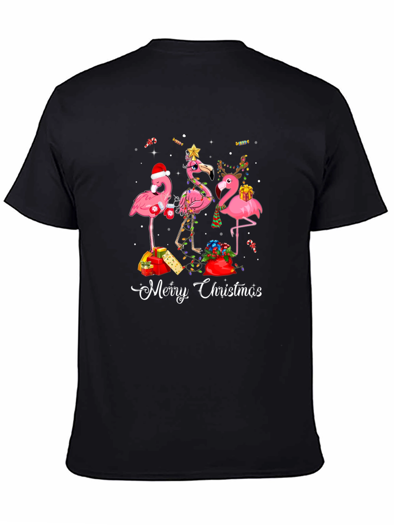 Christmas Flamingo T-Shirt