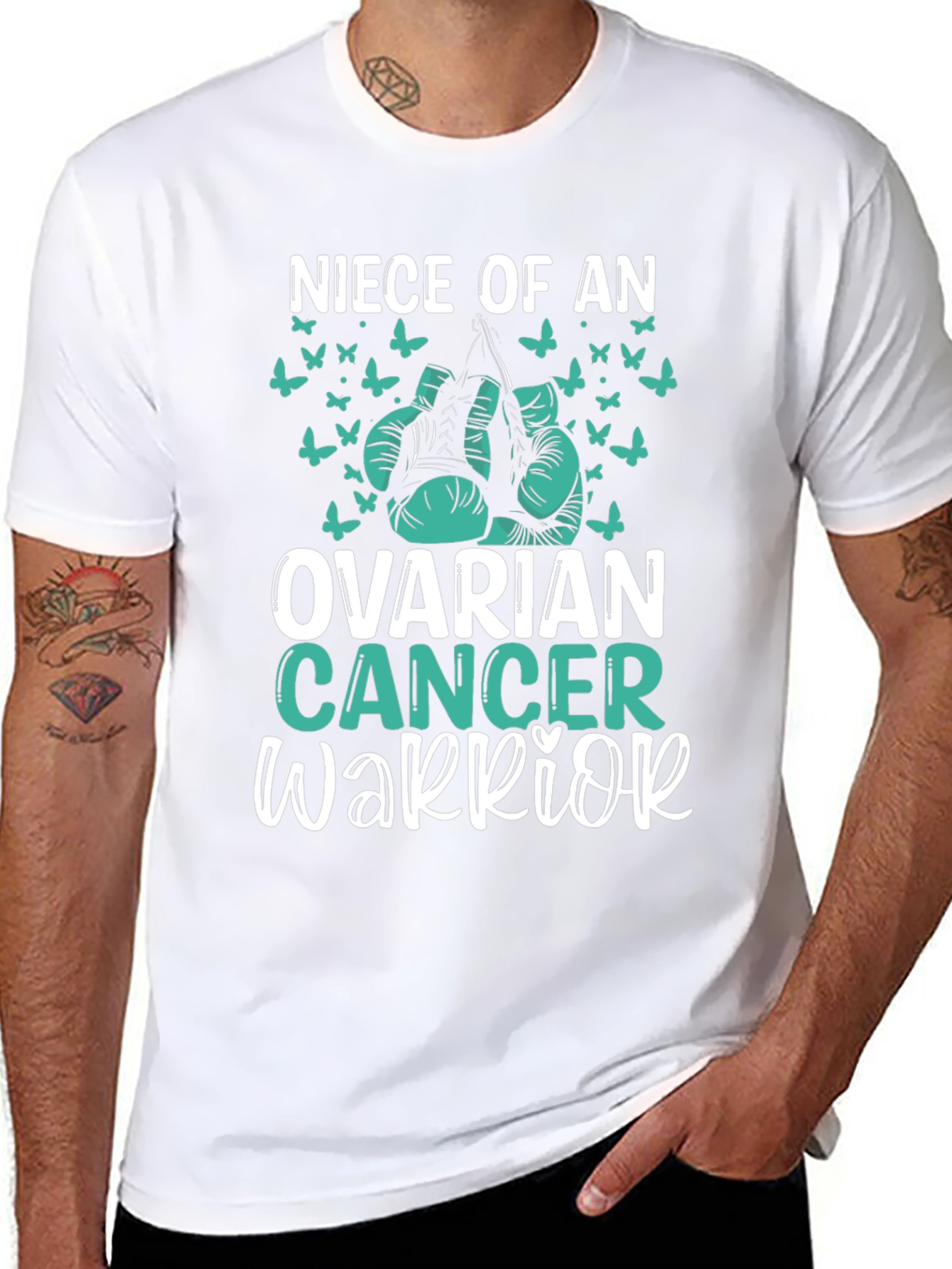 Niece of an Ovarian Cancer Warrior T-Shirt