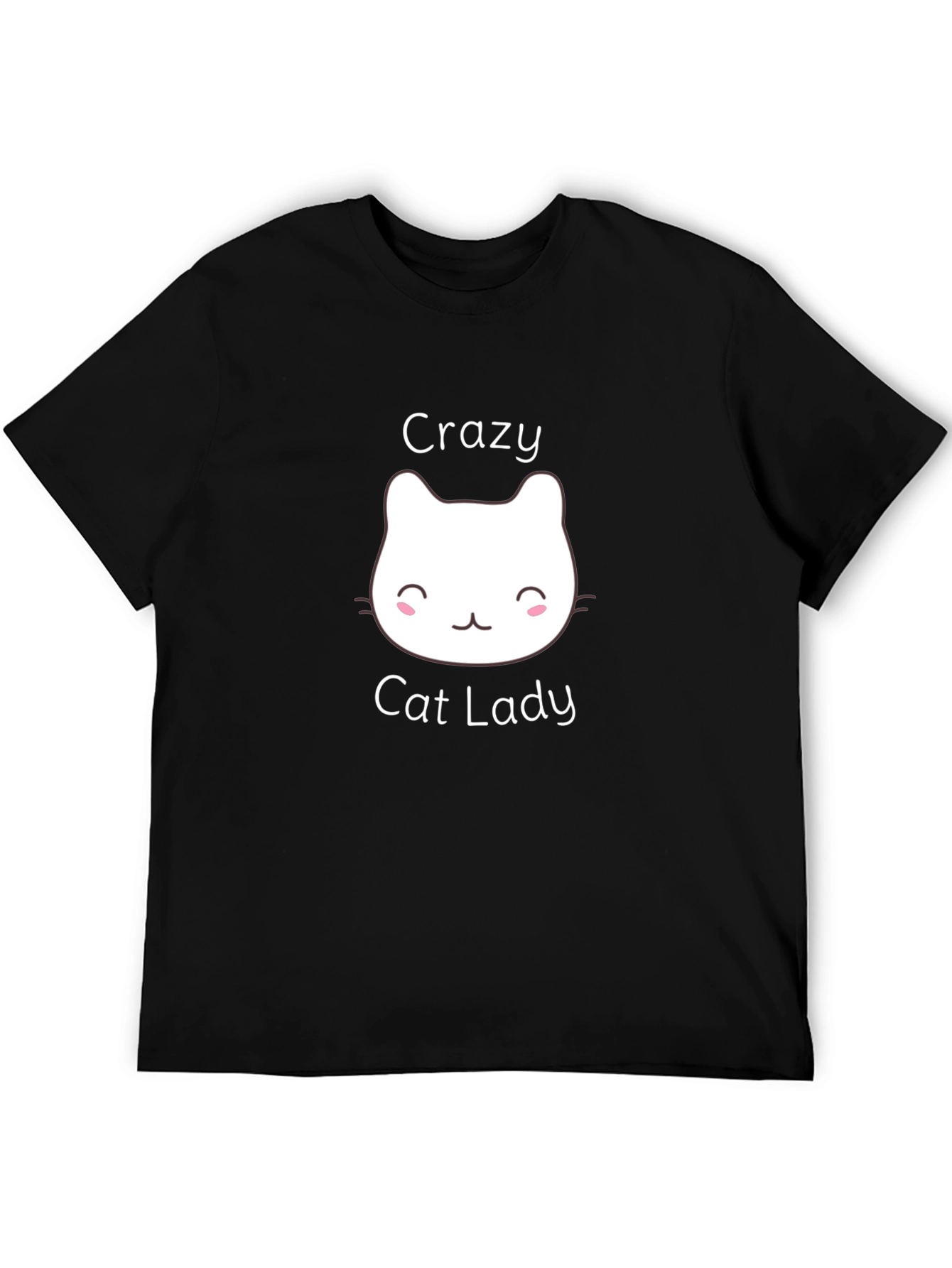 Crazy Cat Lady Graphic Tee - Unisex Black T-Shirt