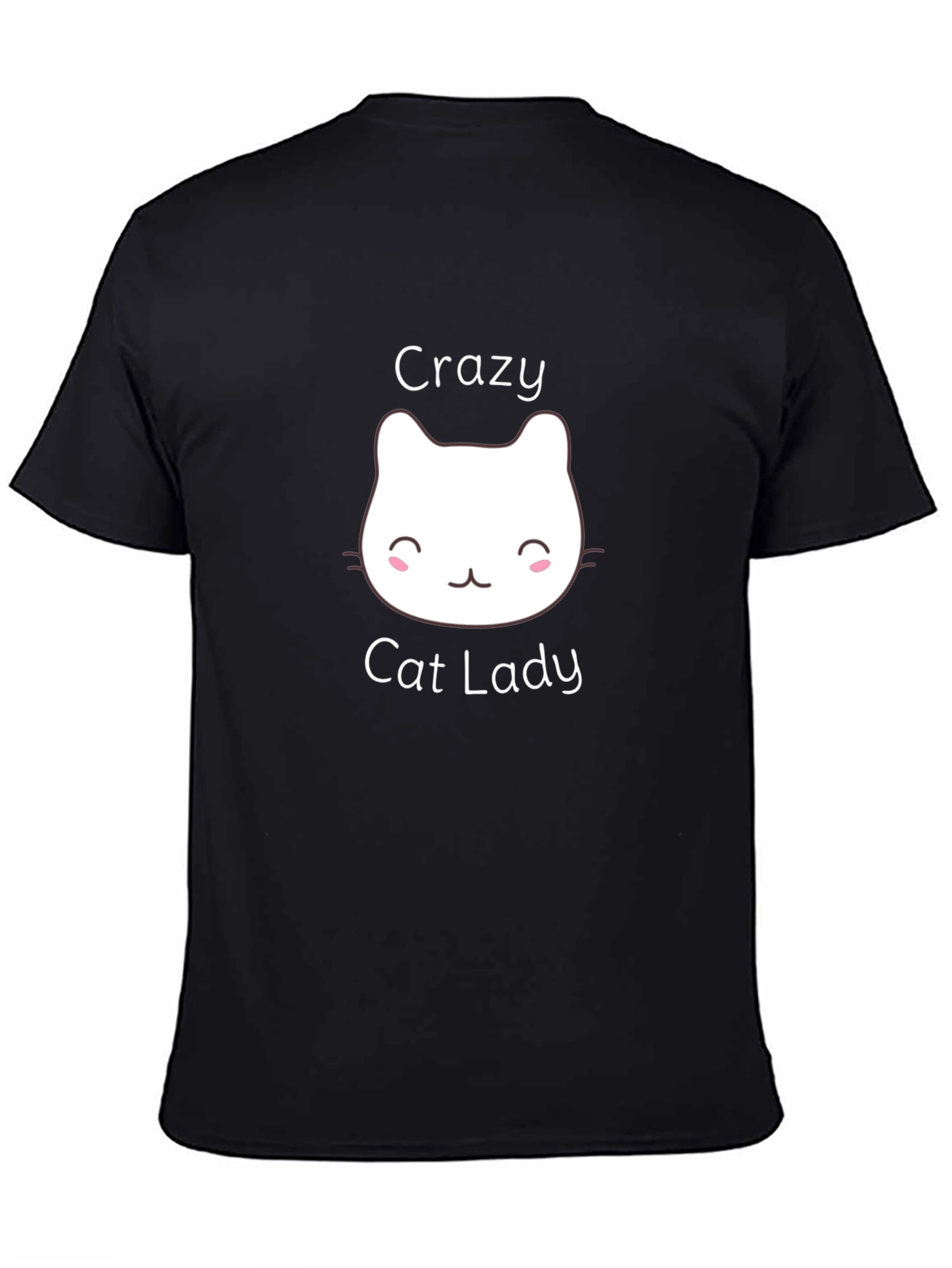 Crazy Cat Lady Graphic Tee - Unisex Black T-Shirt