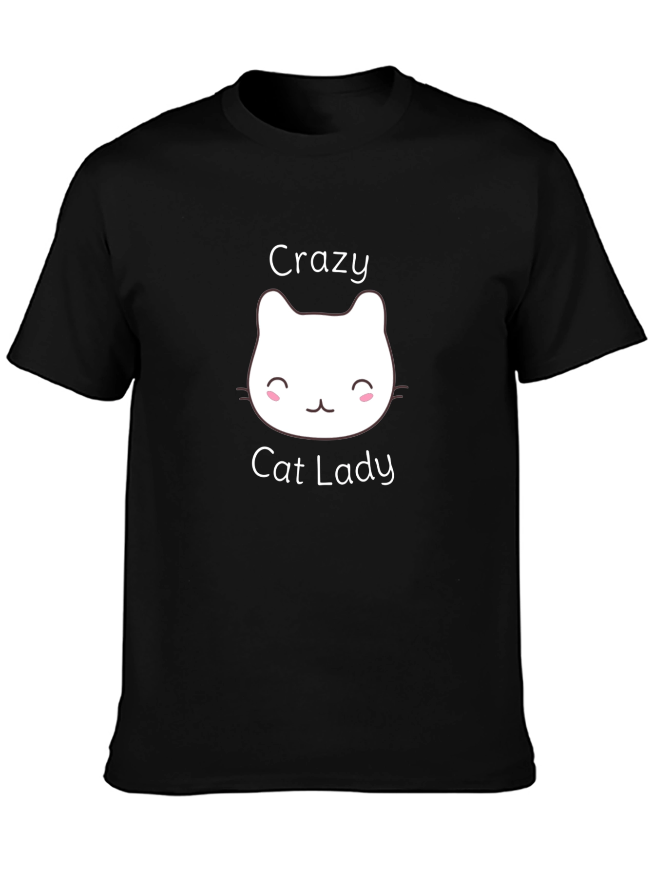 Crazy Cat Lady Graphic Tee - Unisex Black T-Shirt
