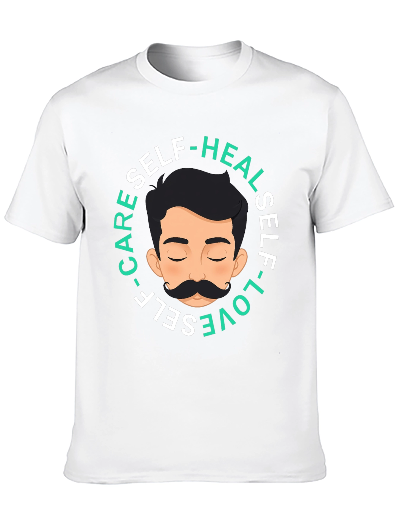 Self-Care Tee: Heal Love Care - Stylish Comfort