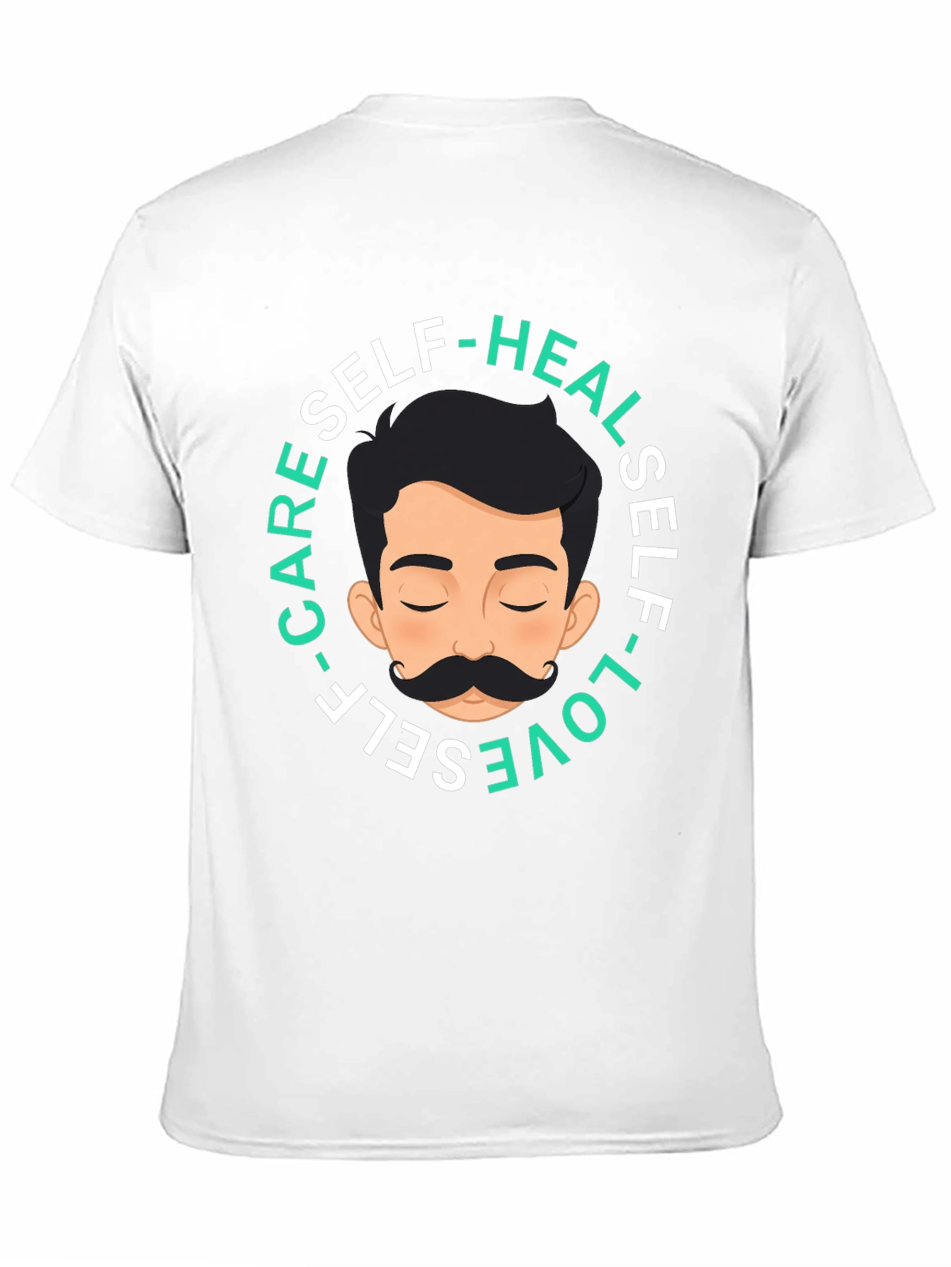 Self-Care Tee: Heal Love Care - Stylish Comfort