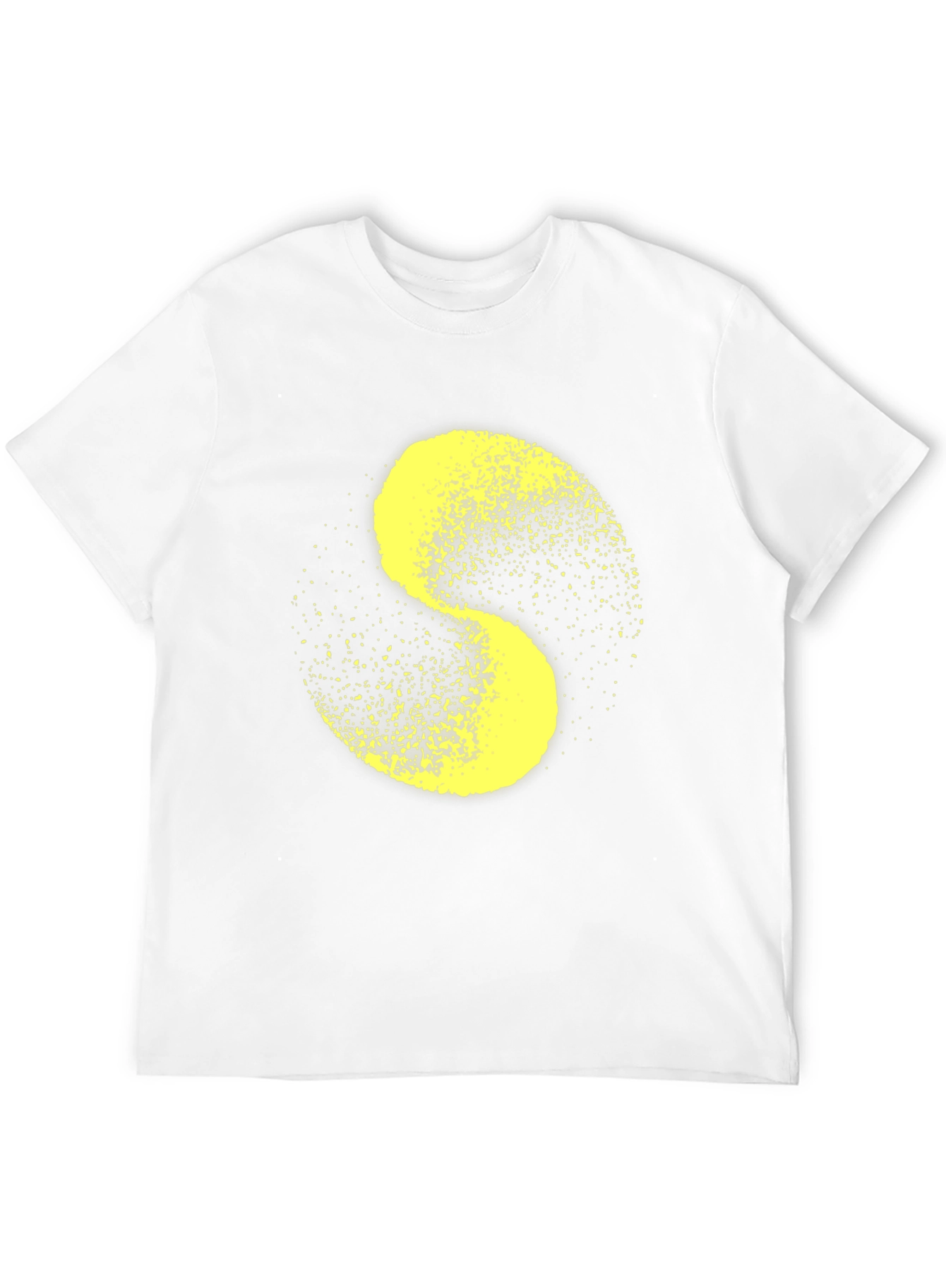 Abstract S-Shaped Graphic Tee
