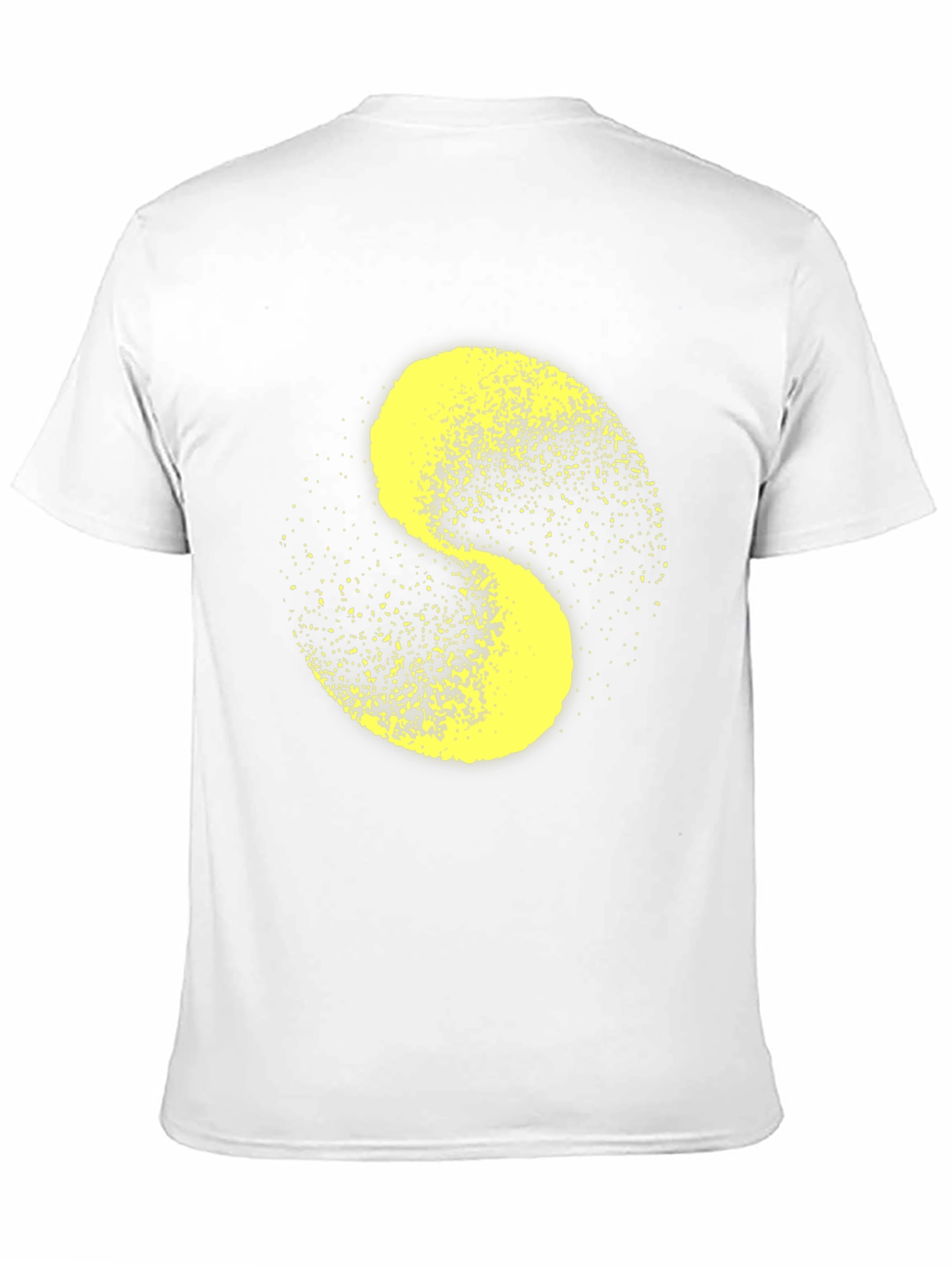 Abstract S-Shaped Graphic Tee