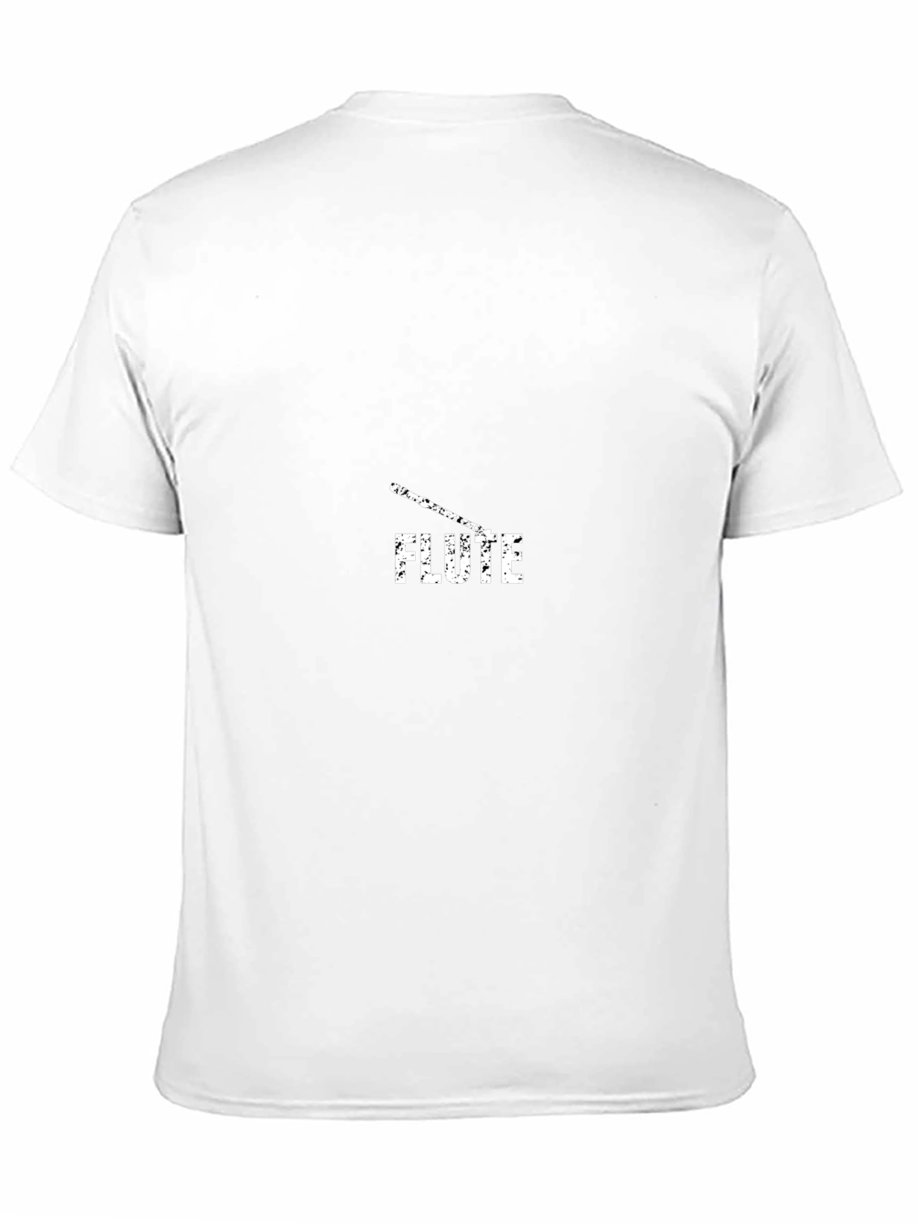 Flute Graphic T-Shirt - Black Cotton Tee