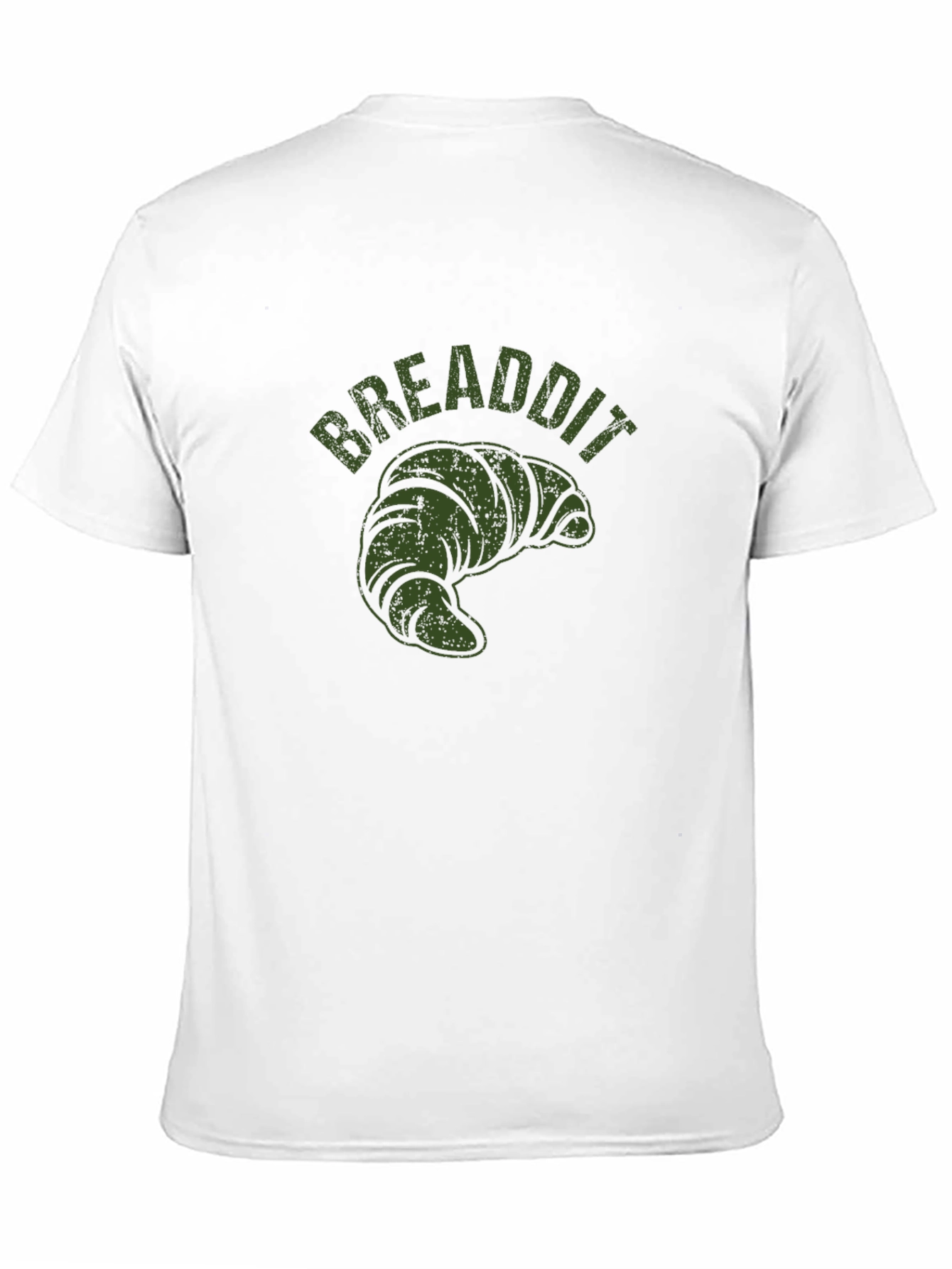 BREADDIT Croissant Black T-Shirt
