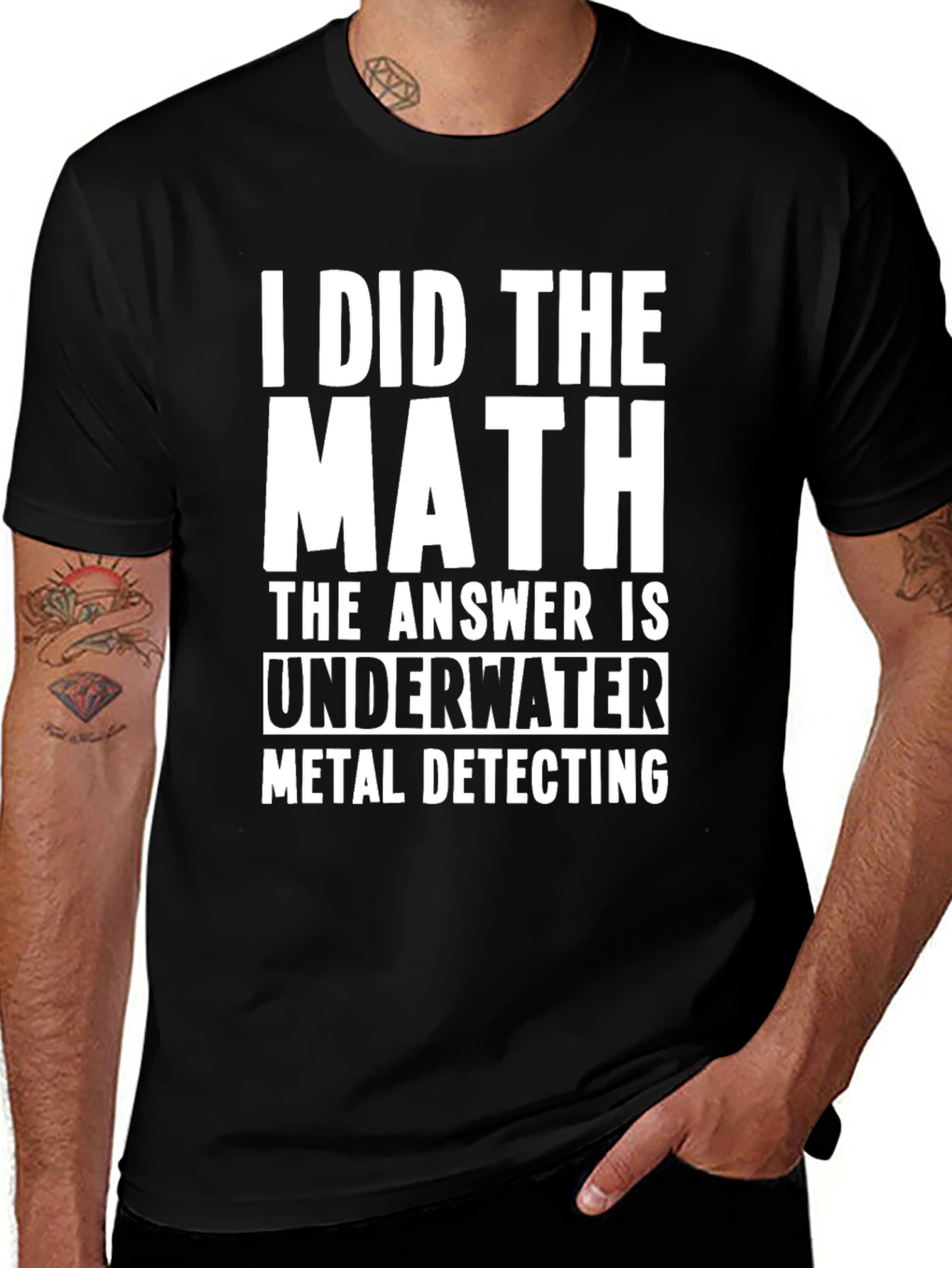 Underwater Metal Detecting Humor T-Shirt