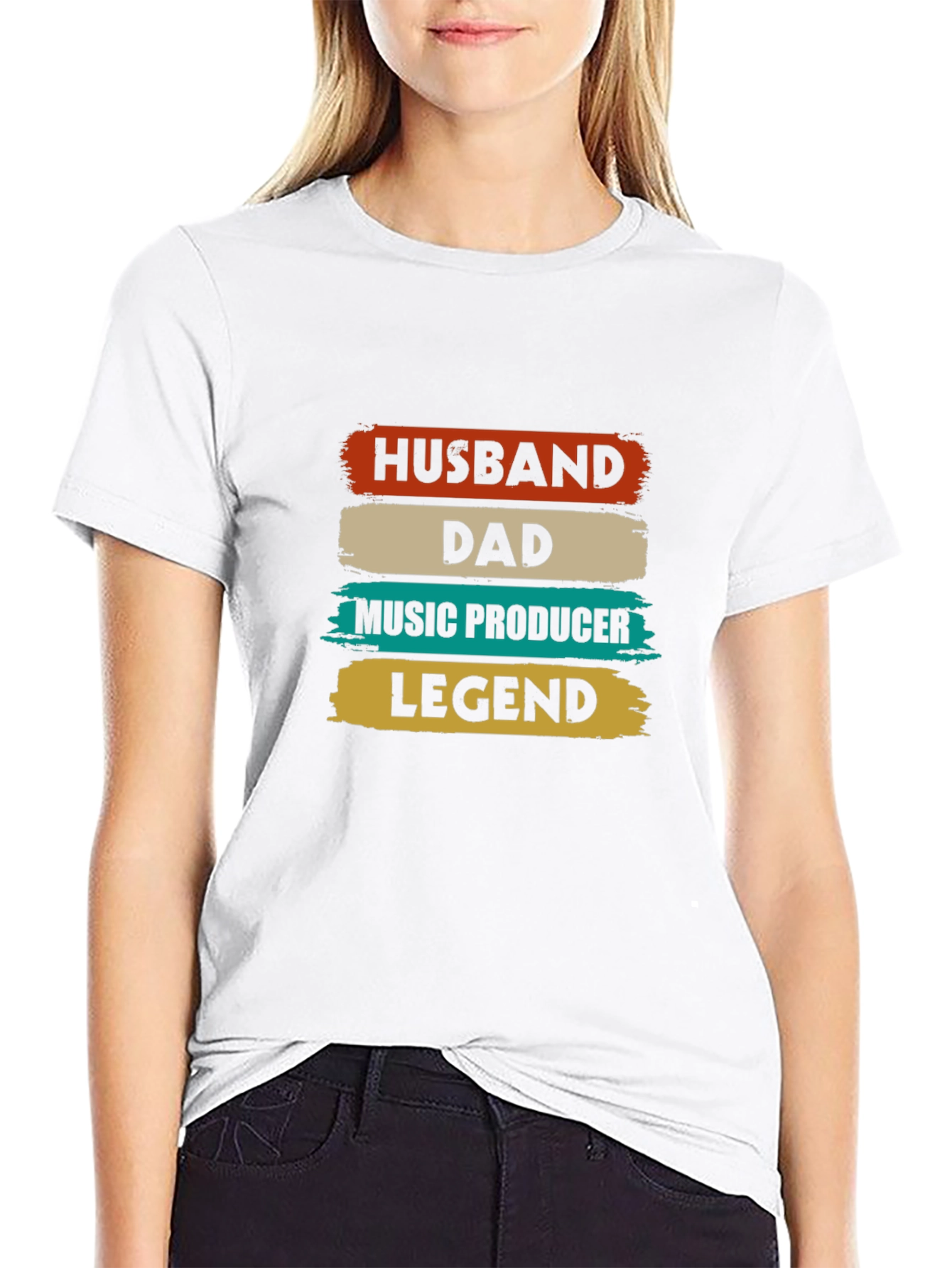 Husband Dad Music Producer Legend T-Shirt