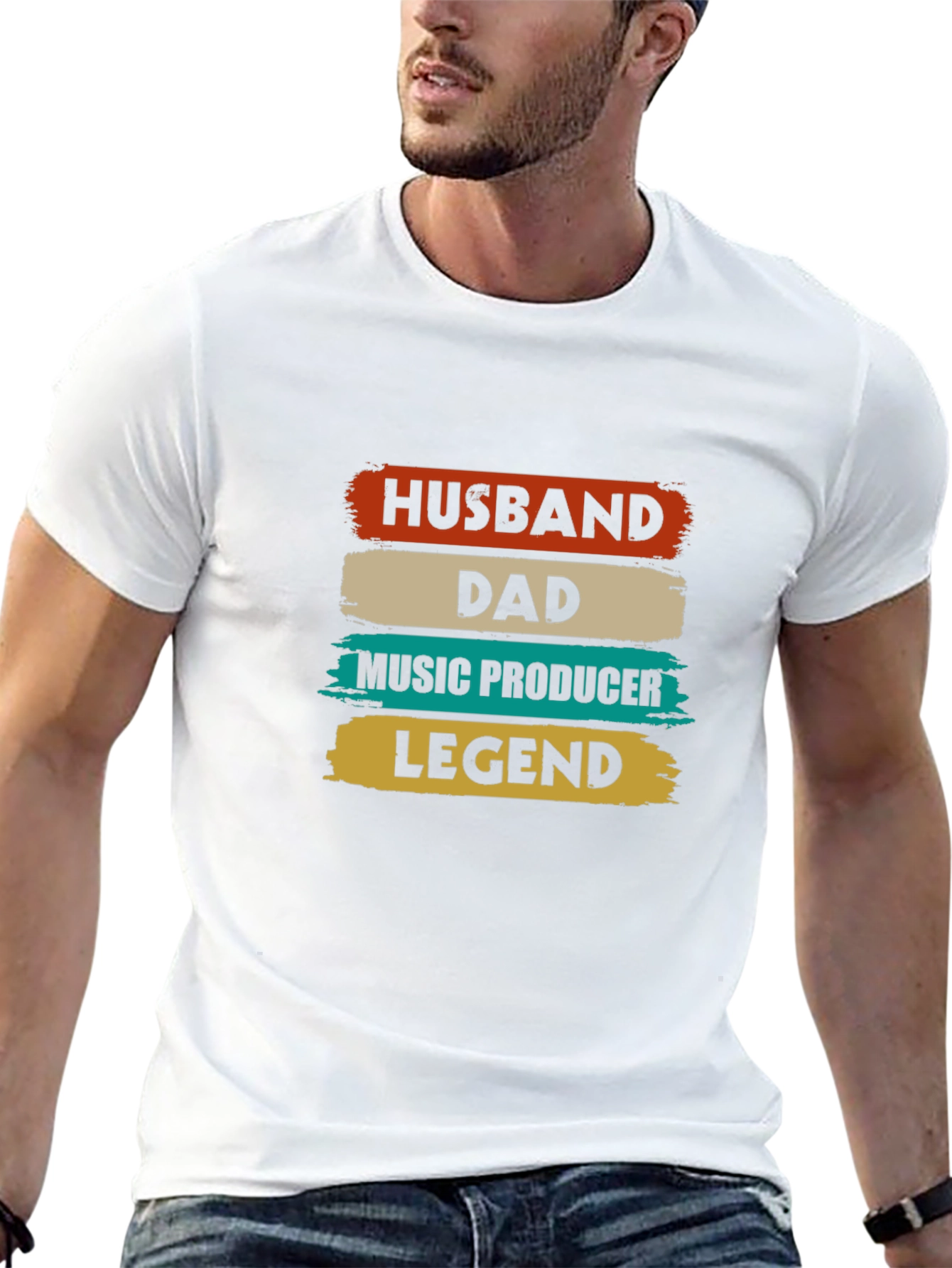 Husband Dad Music Producer Legend T-Shirt