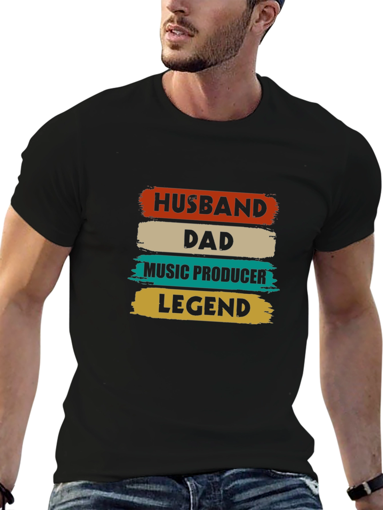 Husband Dad Music Producer Legend T-Shirt