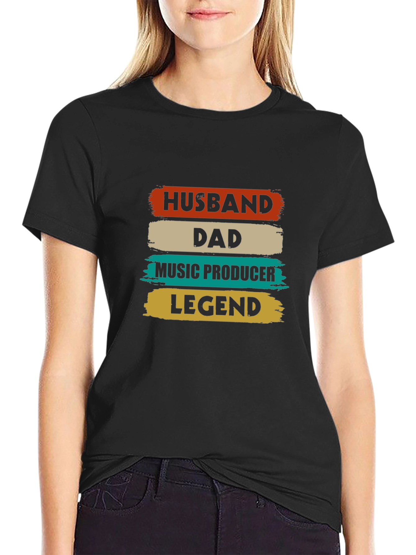 Husband Dad Music Producer Legend T-Shirt