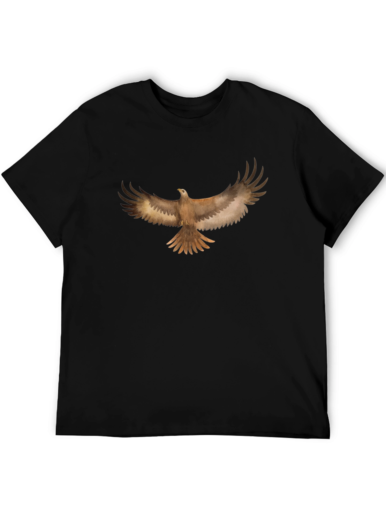 Eagle Graphic Tee - Stylish Mens Black T-Shirt