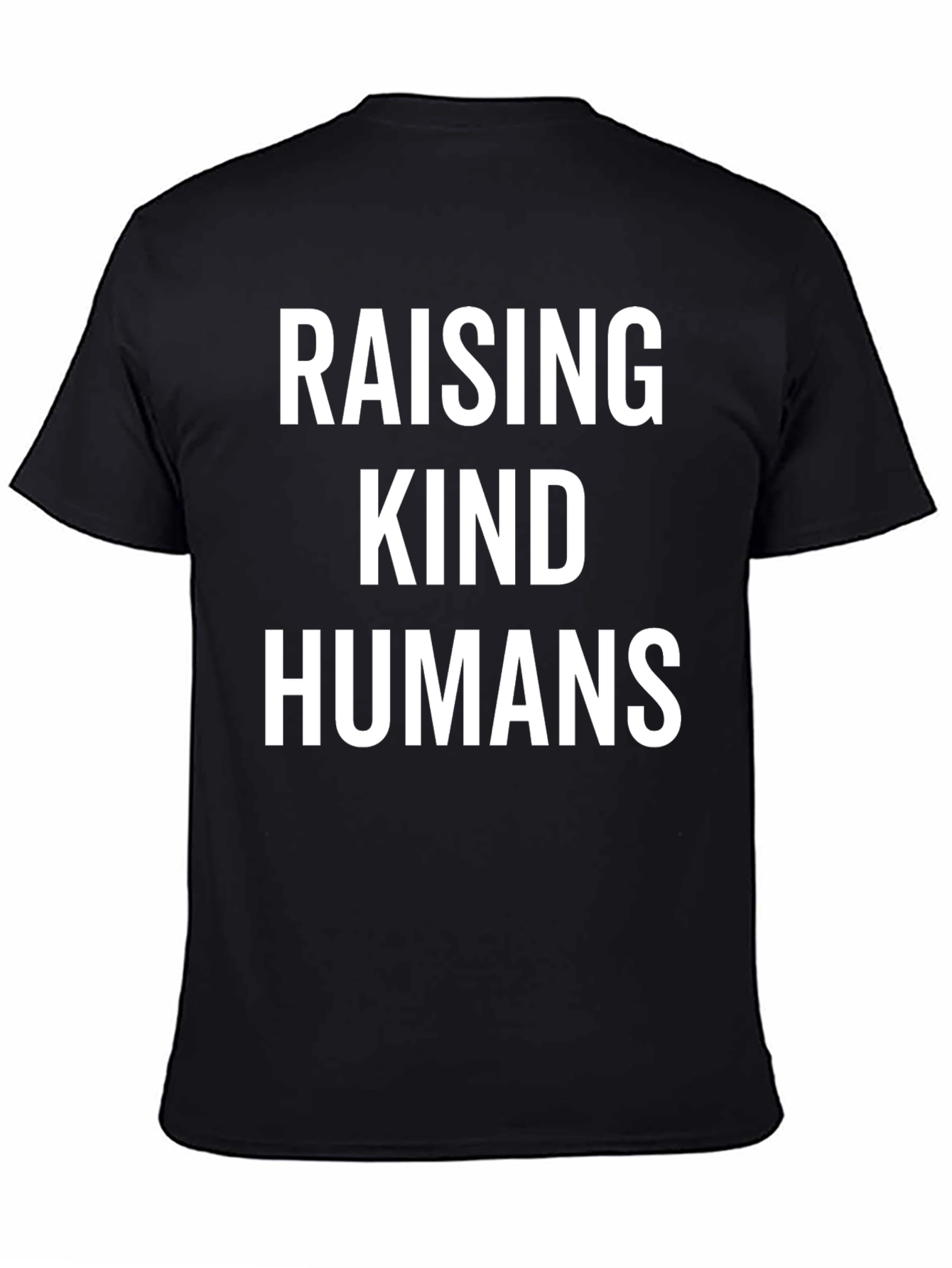 Raising Kind Humans Graphic Tee - Black