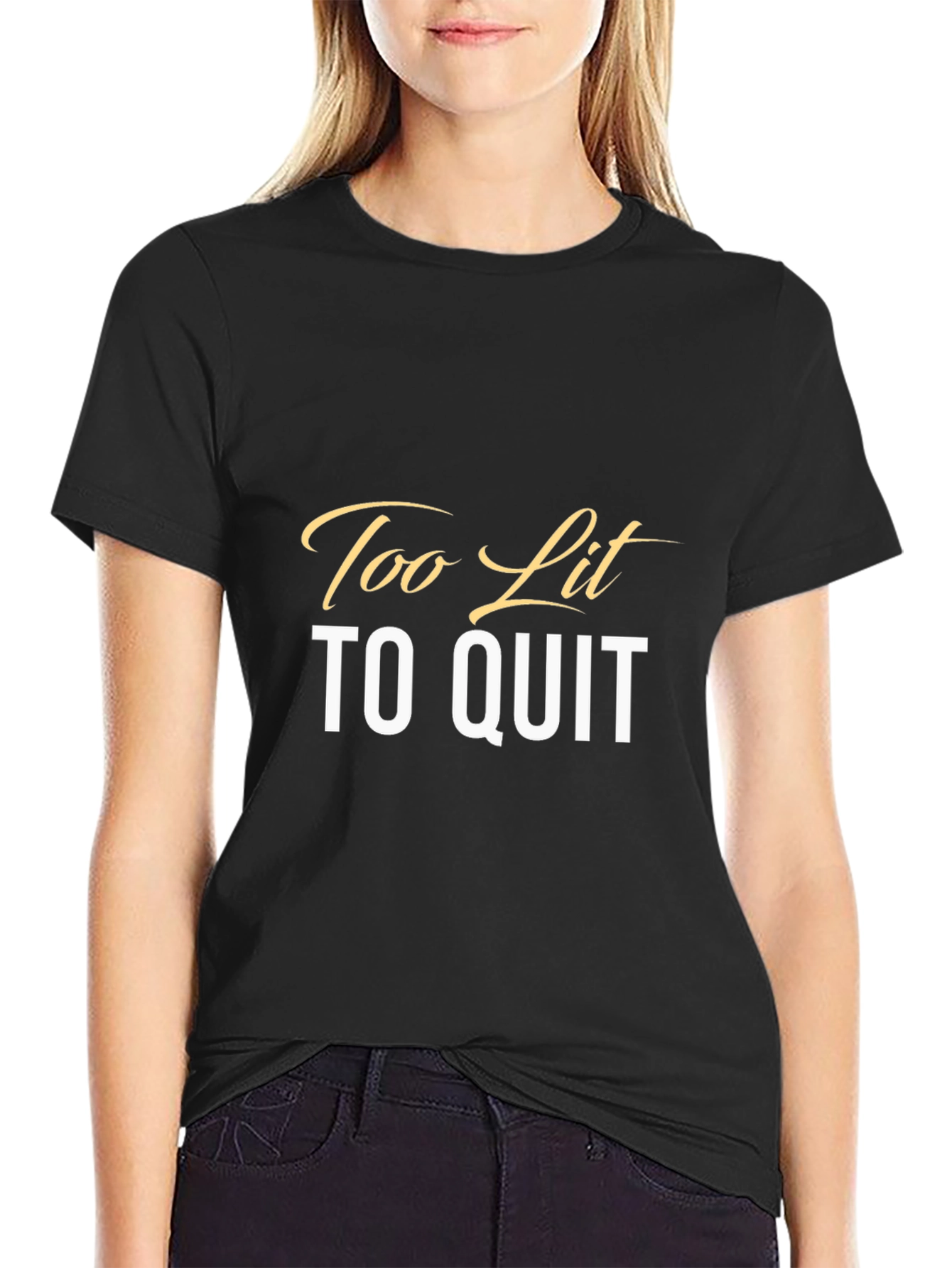 Too Lit To Quit Graphic Tee
