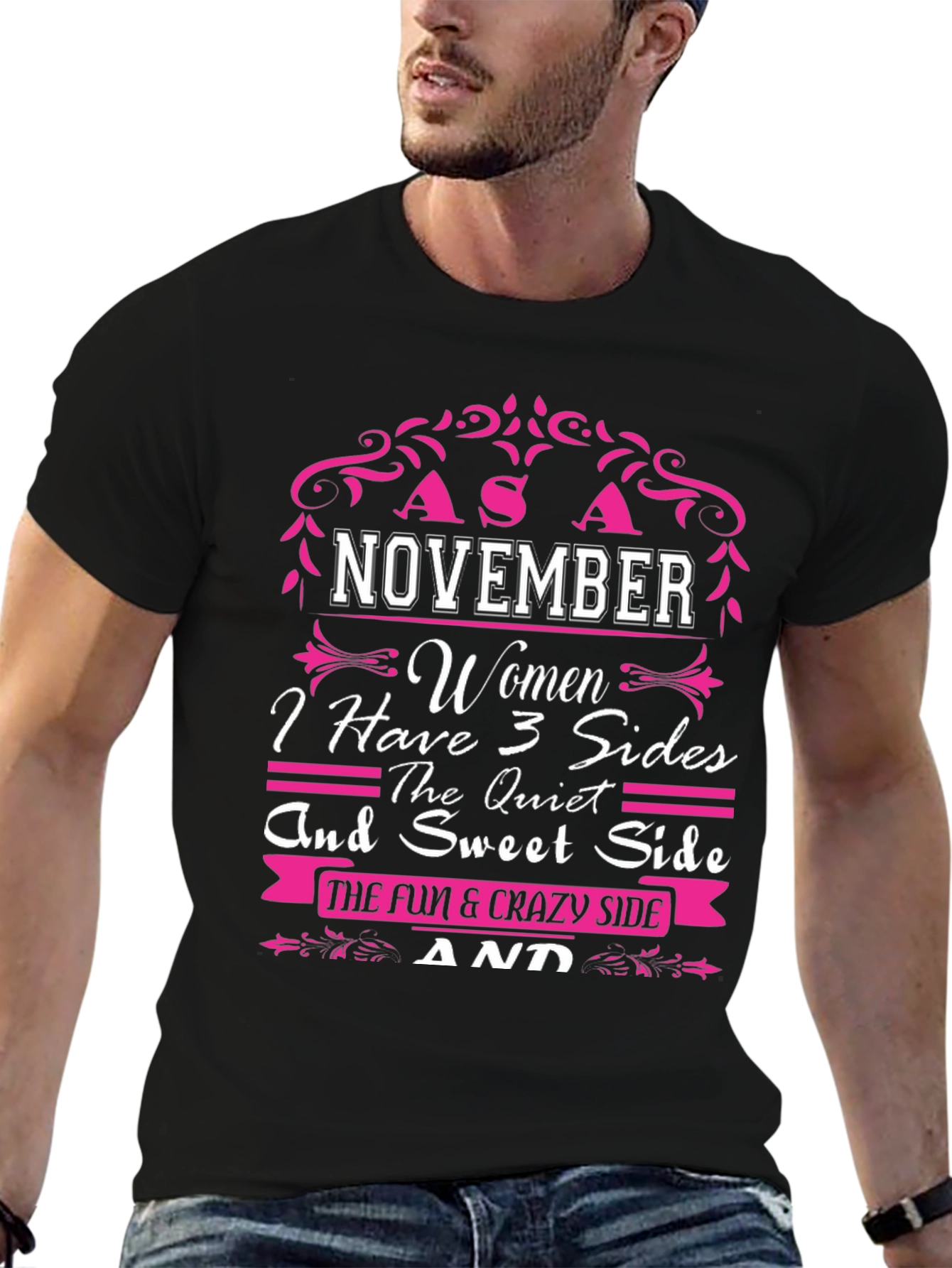 November Women 3 Sides T-Shirt