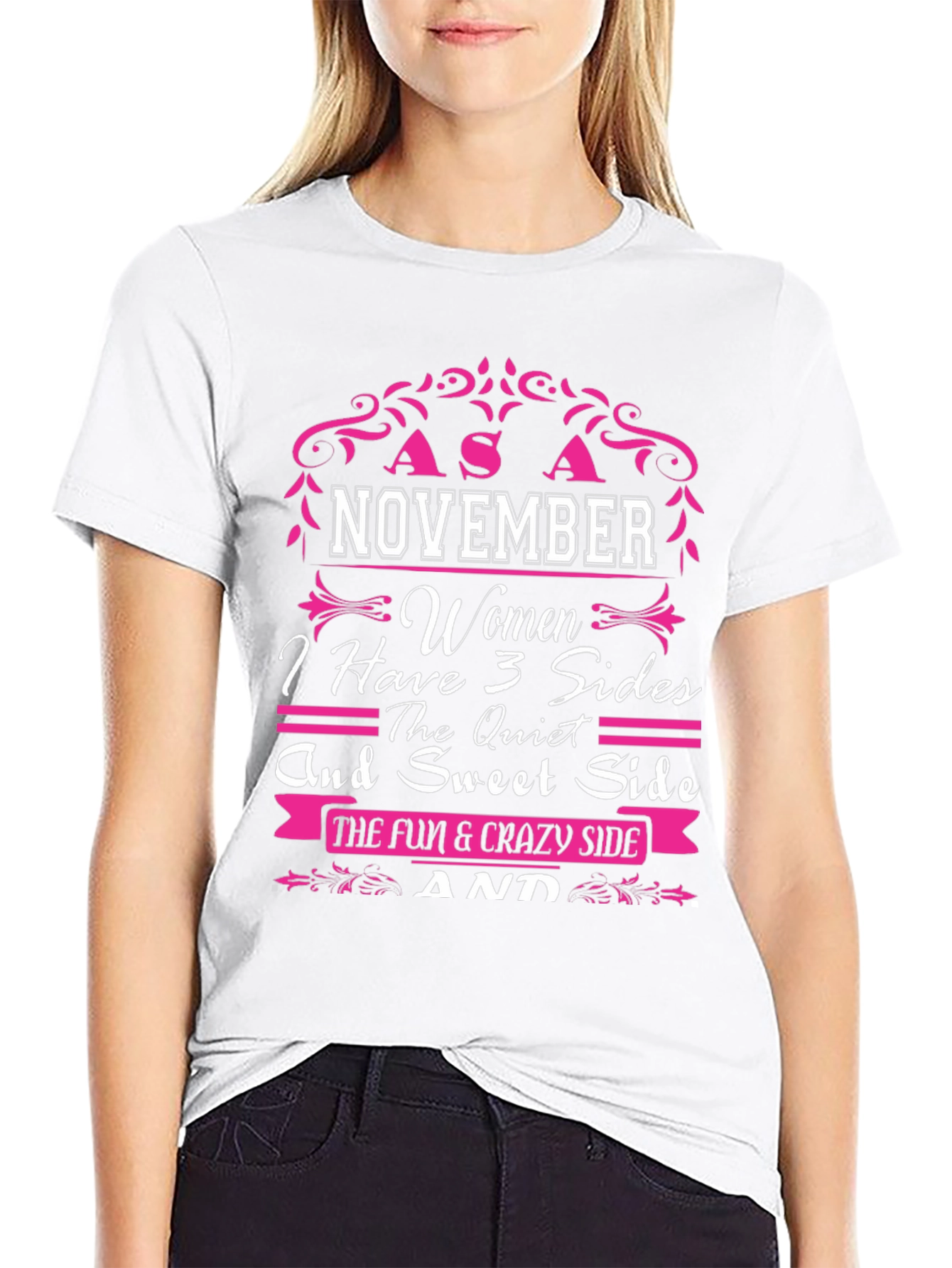 November Women 3 Sides T-Shirt