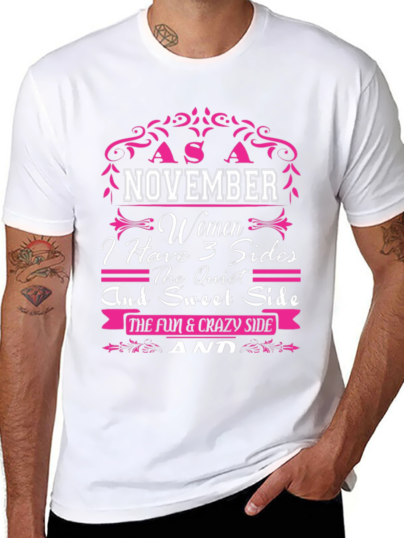 November Women 3 Sides T-Shirt