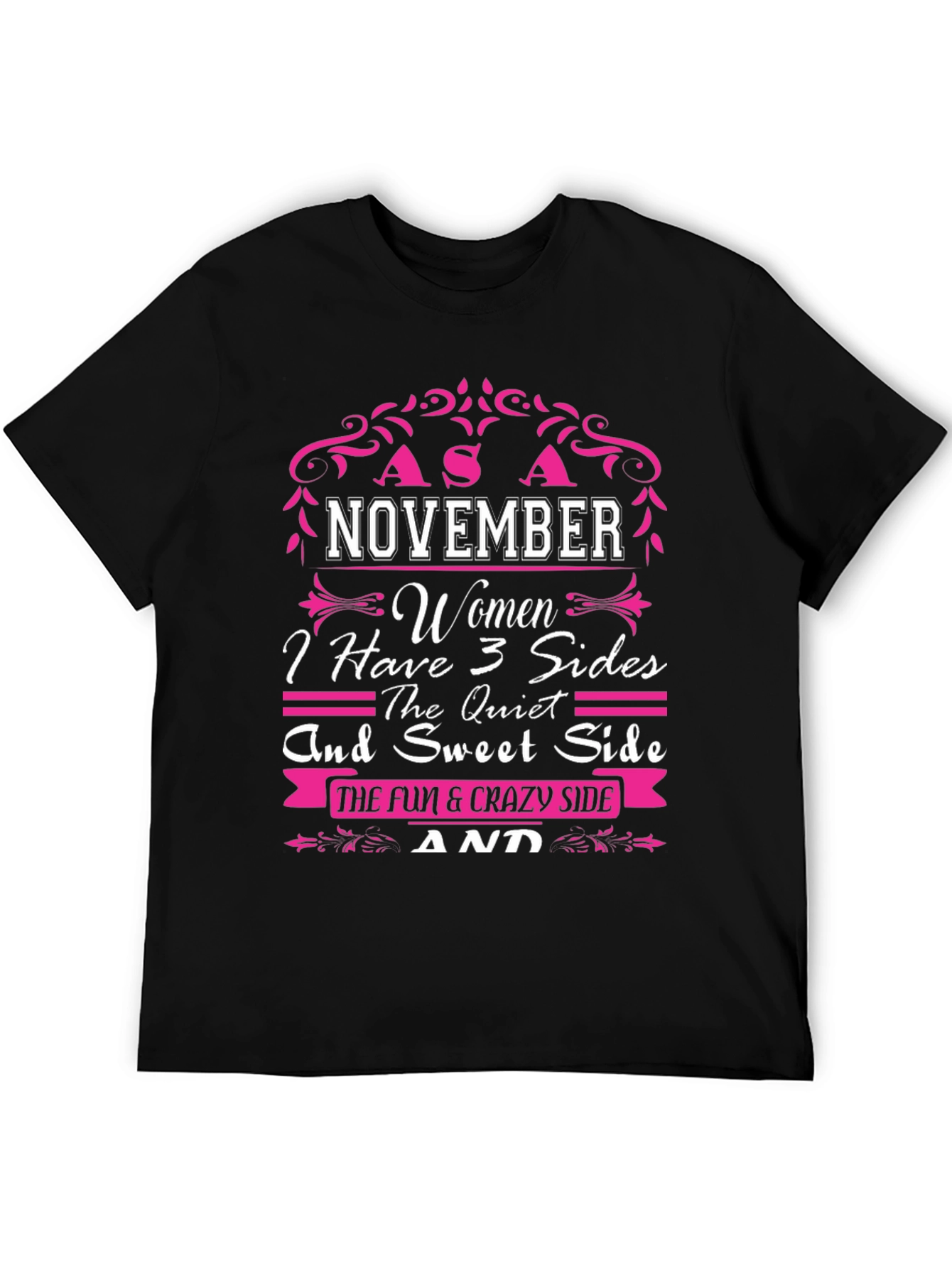 November Women 3 Sides T-Shirt