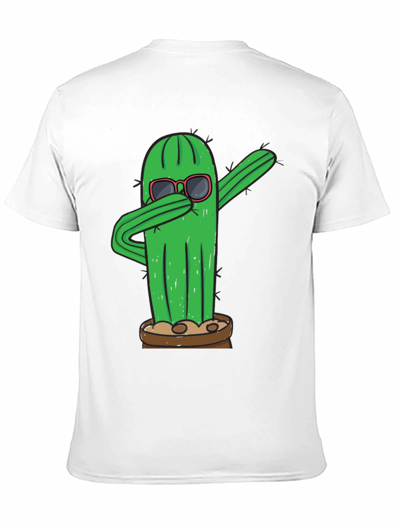 Dabbing Cactus T-Shirt - Funny Plant Tee