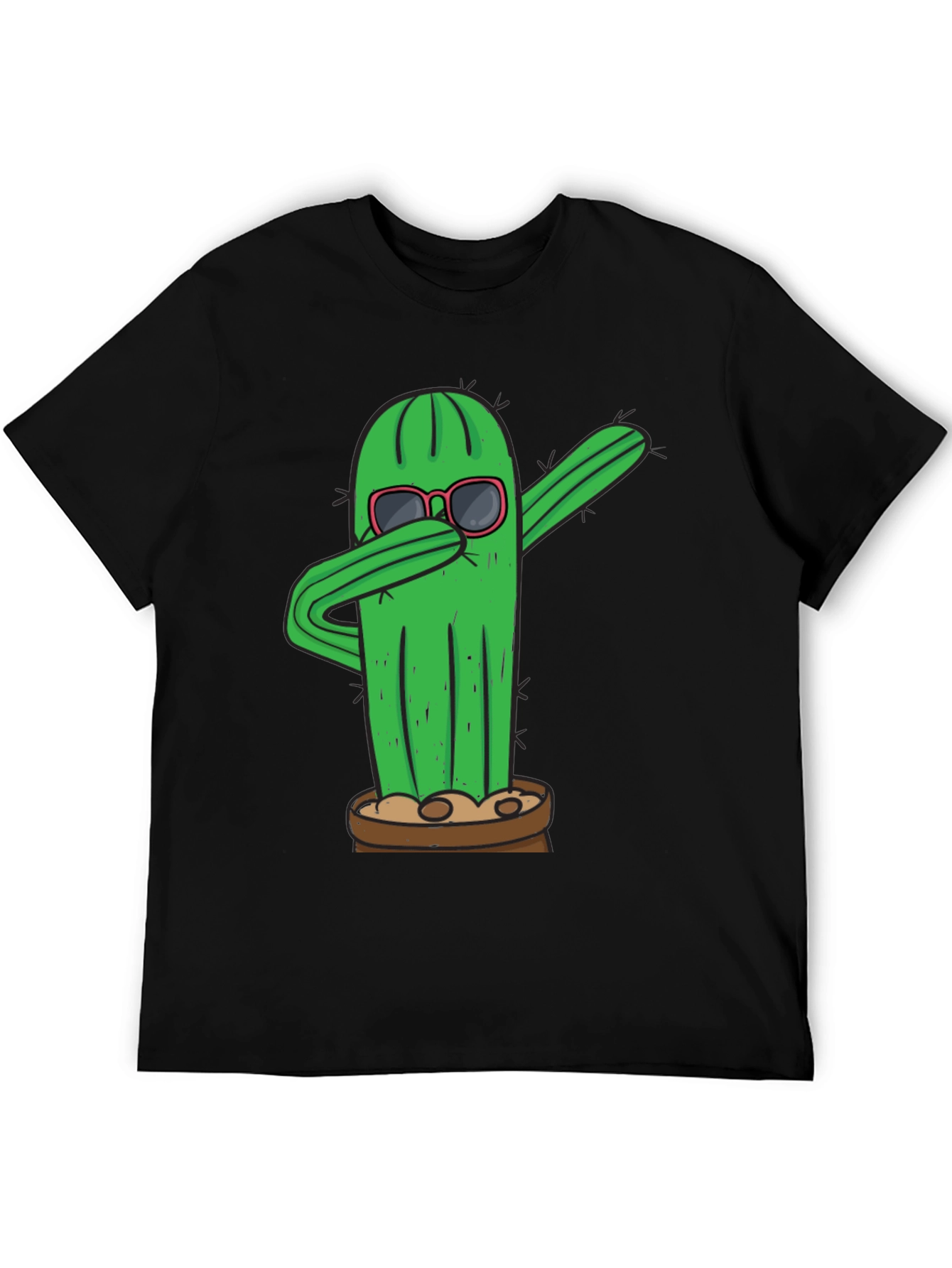 Dabbing Cactus T-Shirt - Funny Plant Tee