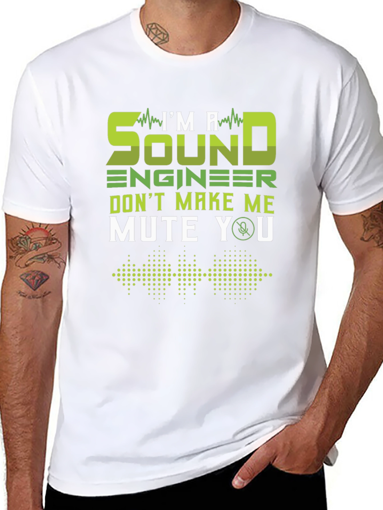 Sound Engineer T-Shirt - Mute You Funny Tee