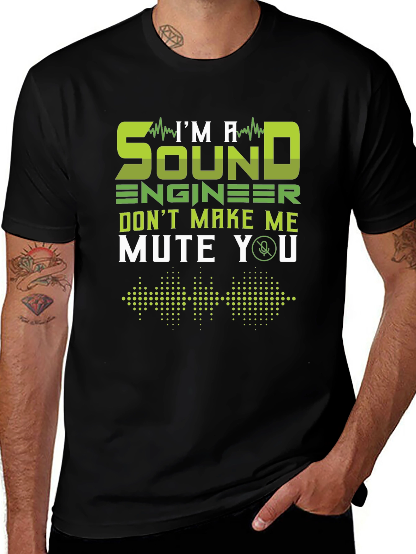 Sound Engineer T-Shirt - Mute You Funny Tee