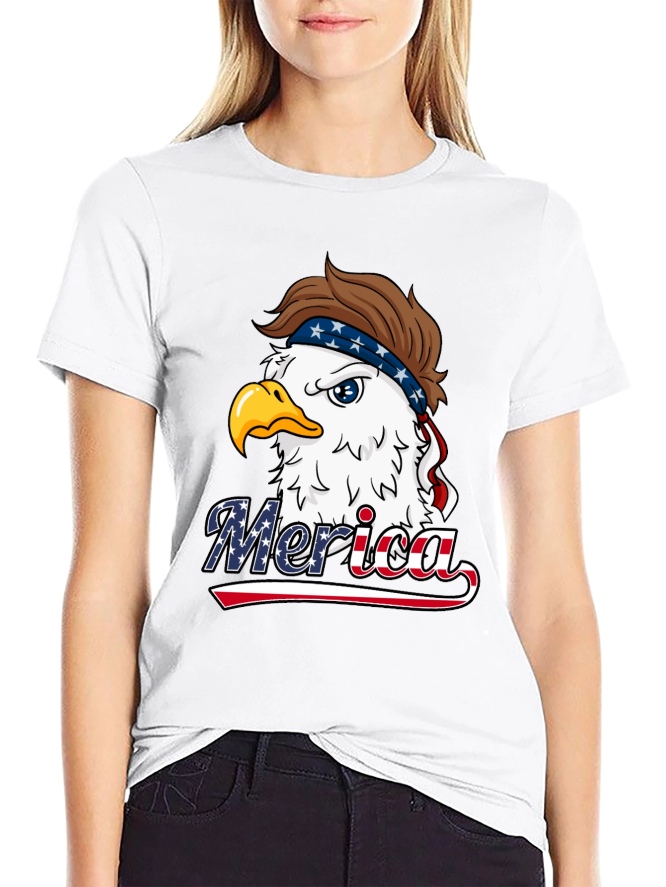 Patriotic Eagle Merica T-Shirt