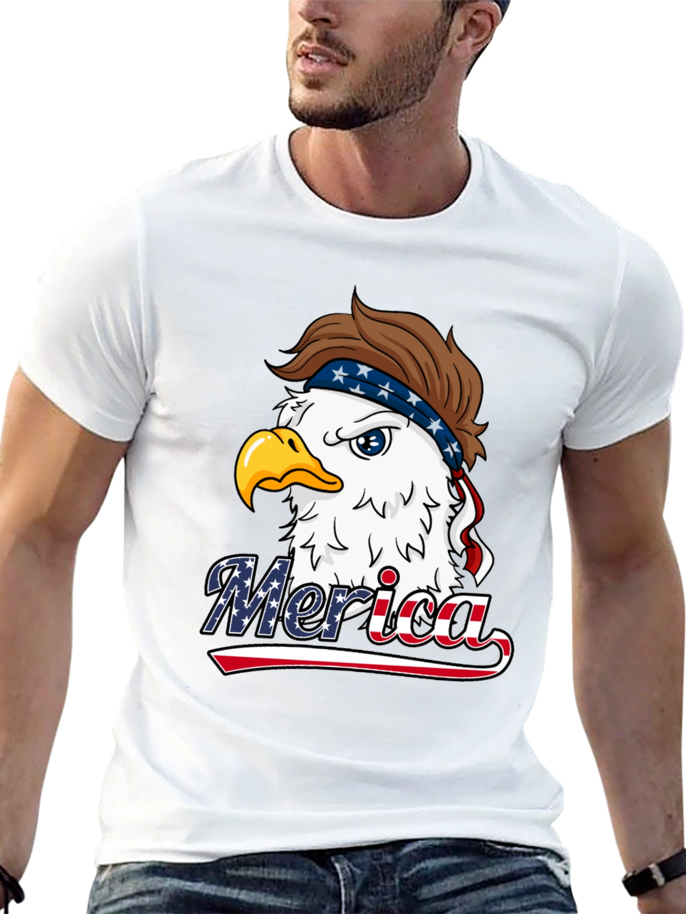 Patriotic Eagle Merica T-Shirt